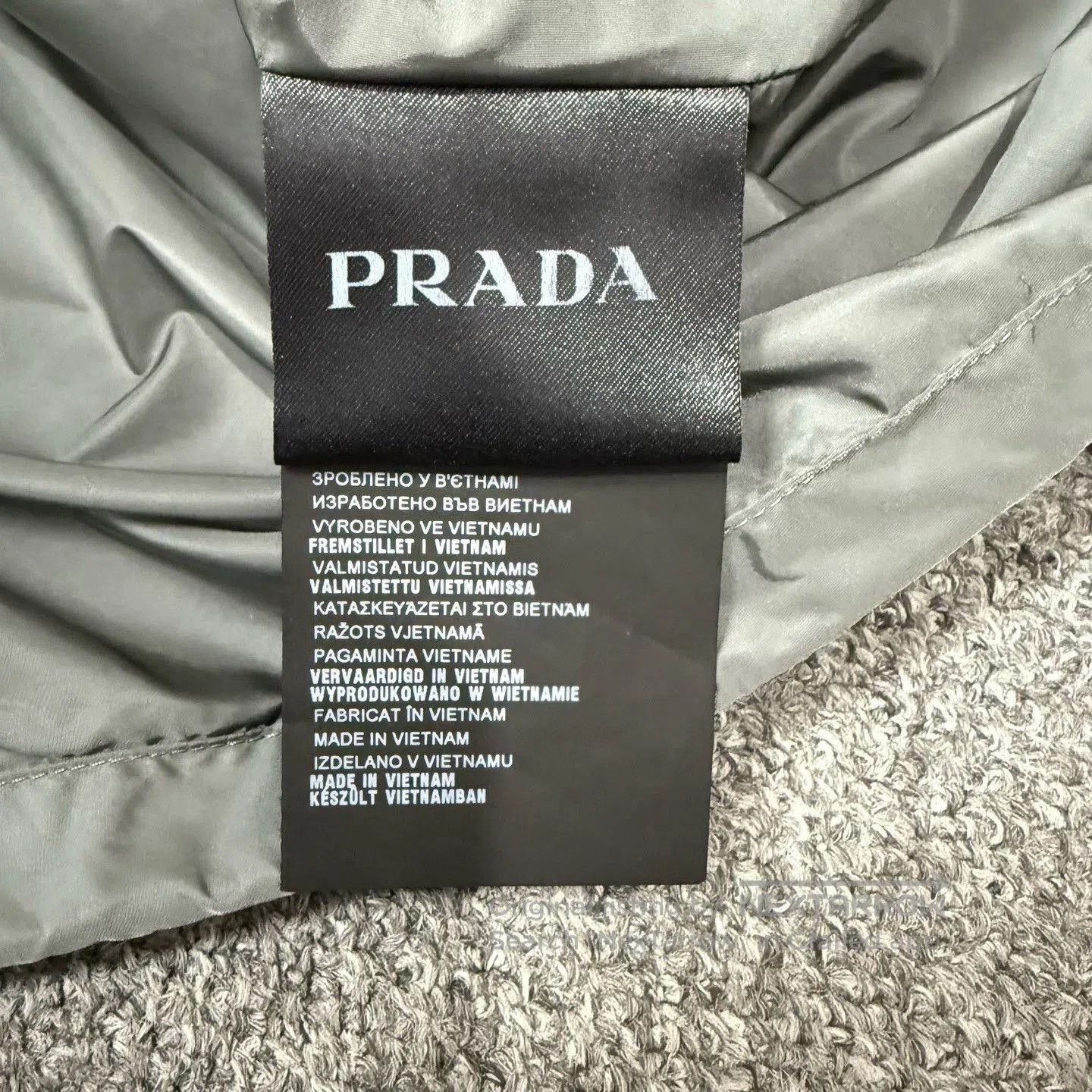 Prada Prada Gray Hidden Hood Zipper Jacket. Size US L / EU 52-54 / 3 - 4 Thumbnail