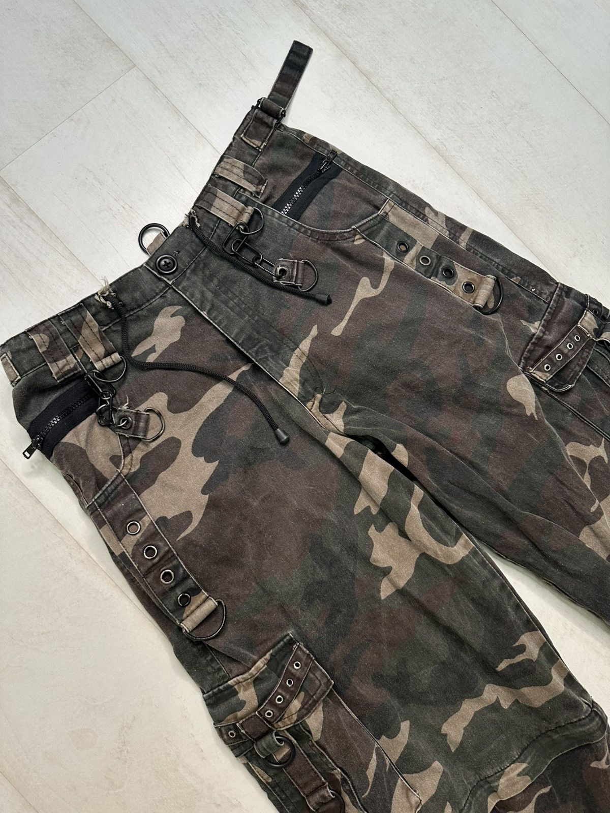 Vintage Hard Leather Stuff camo wide pants Size US 34 / EU 50 - 5 Thumbnail