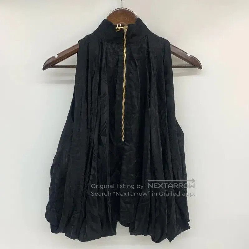 Balmain Balmain Black Sleeveless T-Shirt, Size S . Size S / US 4 / IT 40 - 2 Thumbnail