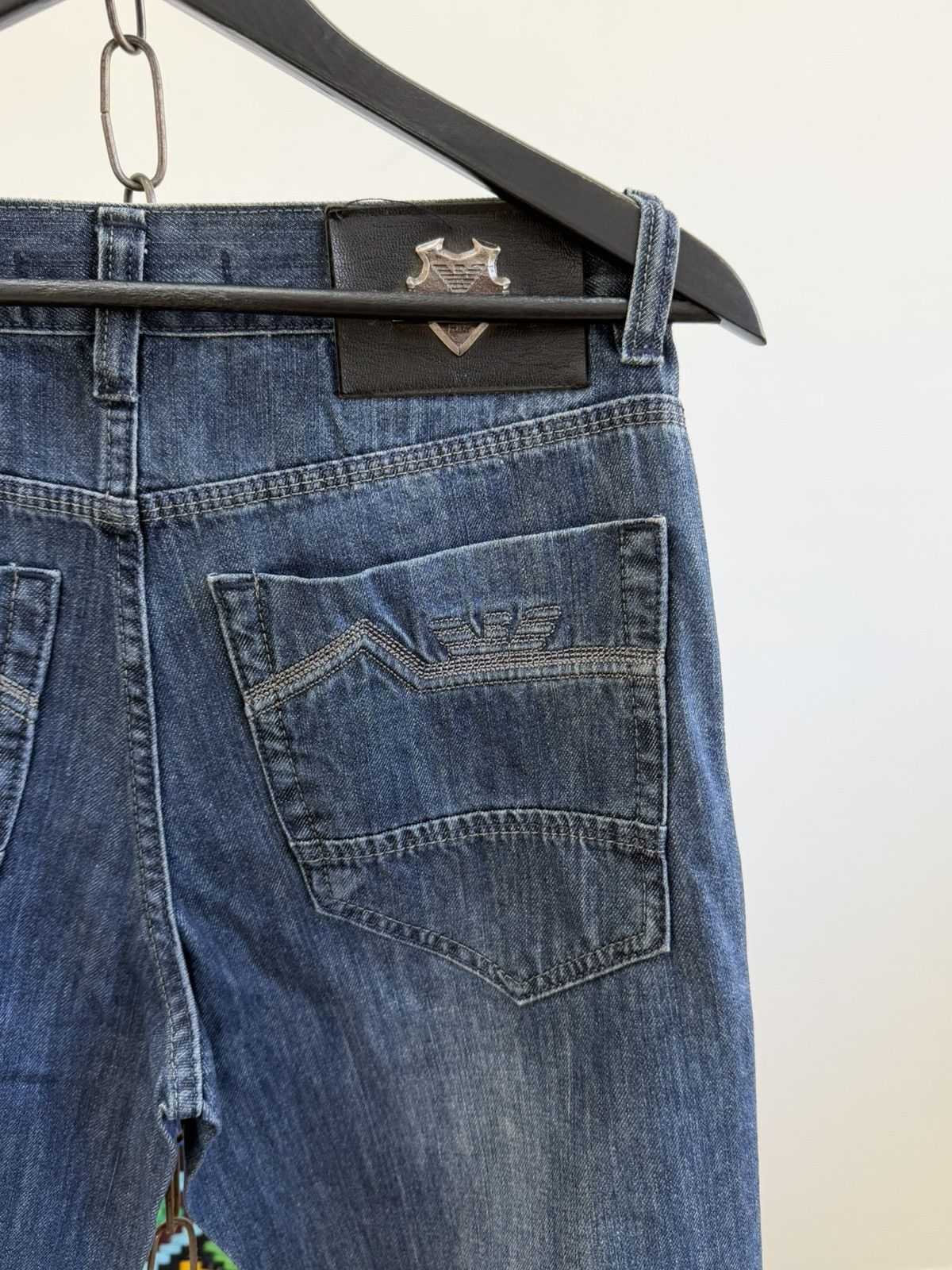 Hedi Slimane Vintage Dior Hedi Slimane Style Washed Denim Jeans Size US 30 / EU 46 - 8 Thumbnail