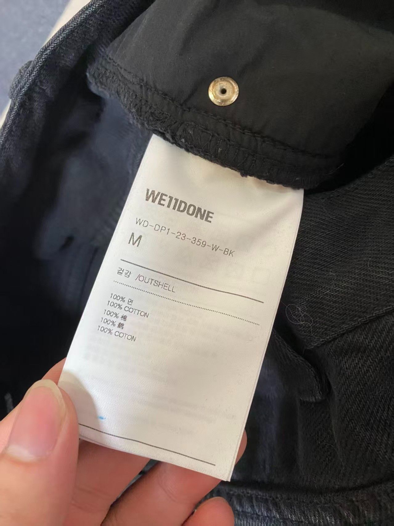 WE11DONE we11done Layered Straight Jeans Size US 30 / EU 46 - 3 Thumbnail
