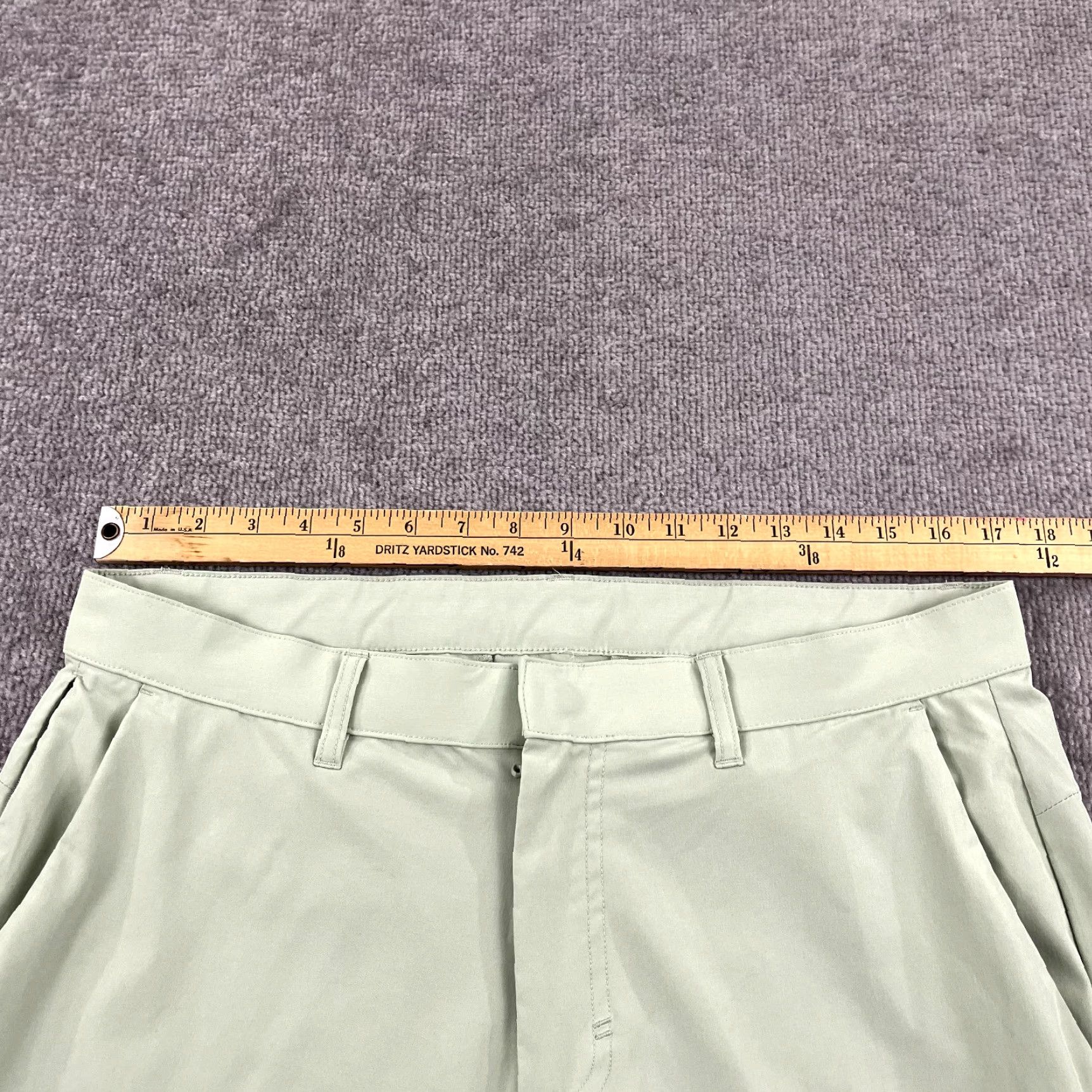Fabletics FABLETICS Pants Mens 34 x 28 Mint Green Chino Stretch Golf Travel Everyday Sport Size US 34 / EU 50 - 2 Thumbnail