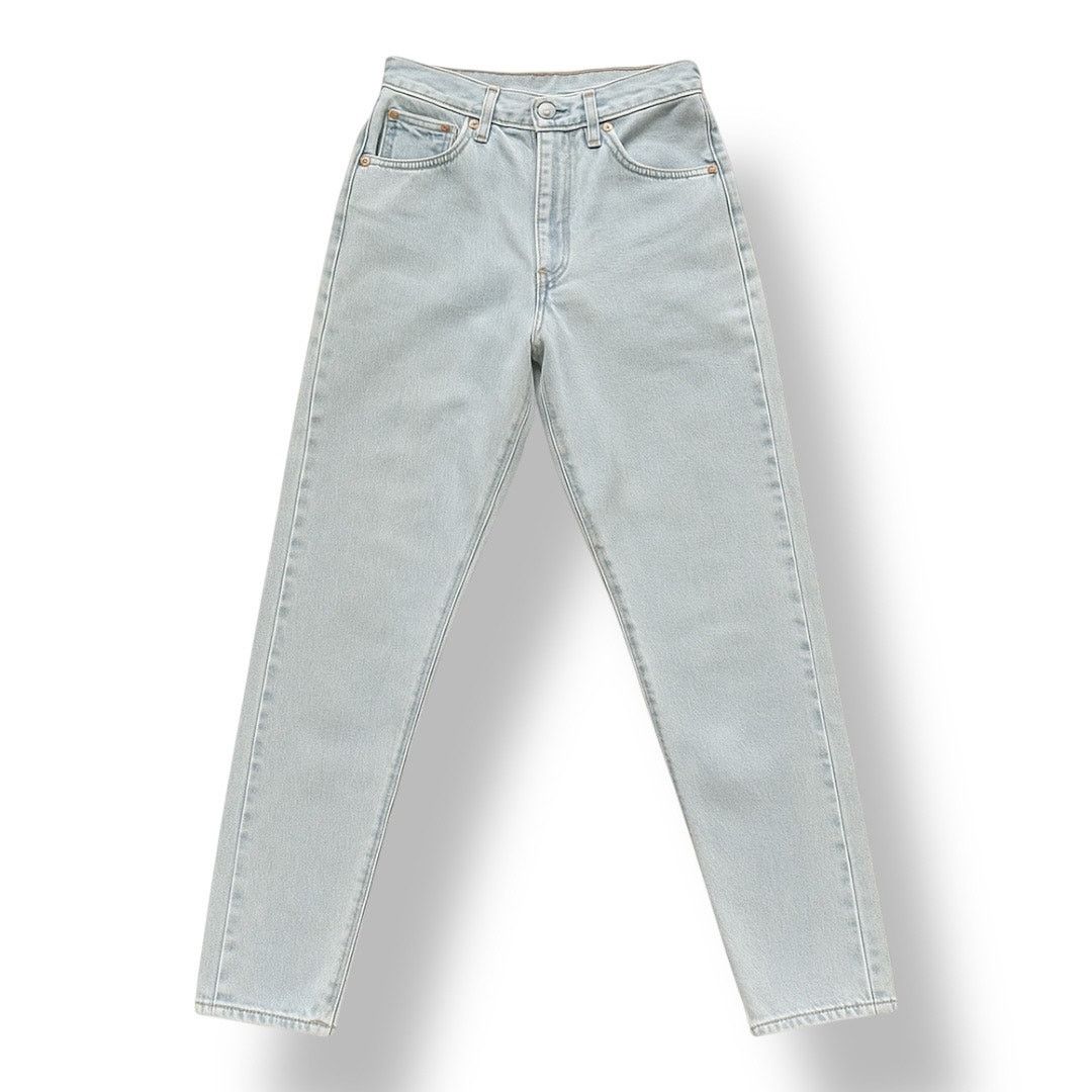 Levi's Vintage 90s Levi’s 521 Tapered Leg Jeans Light Wash 14 Short Size 31" - 2 Thumbnail