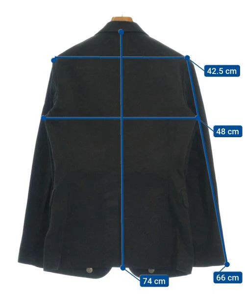 Comme des Garcons Homme Plus Jacket cotton embroidery 2 button flap pocket Black Size US S / EU 44-46 / 1 - 3 Thumbnail