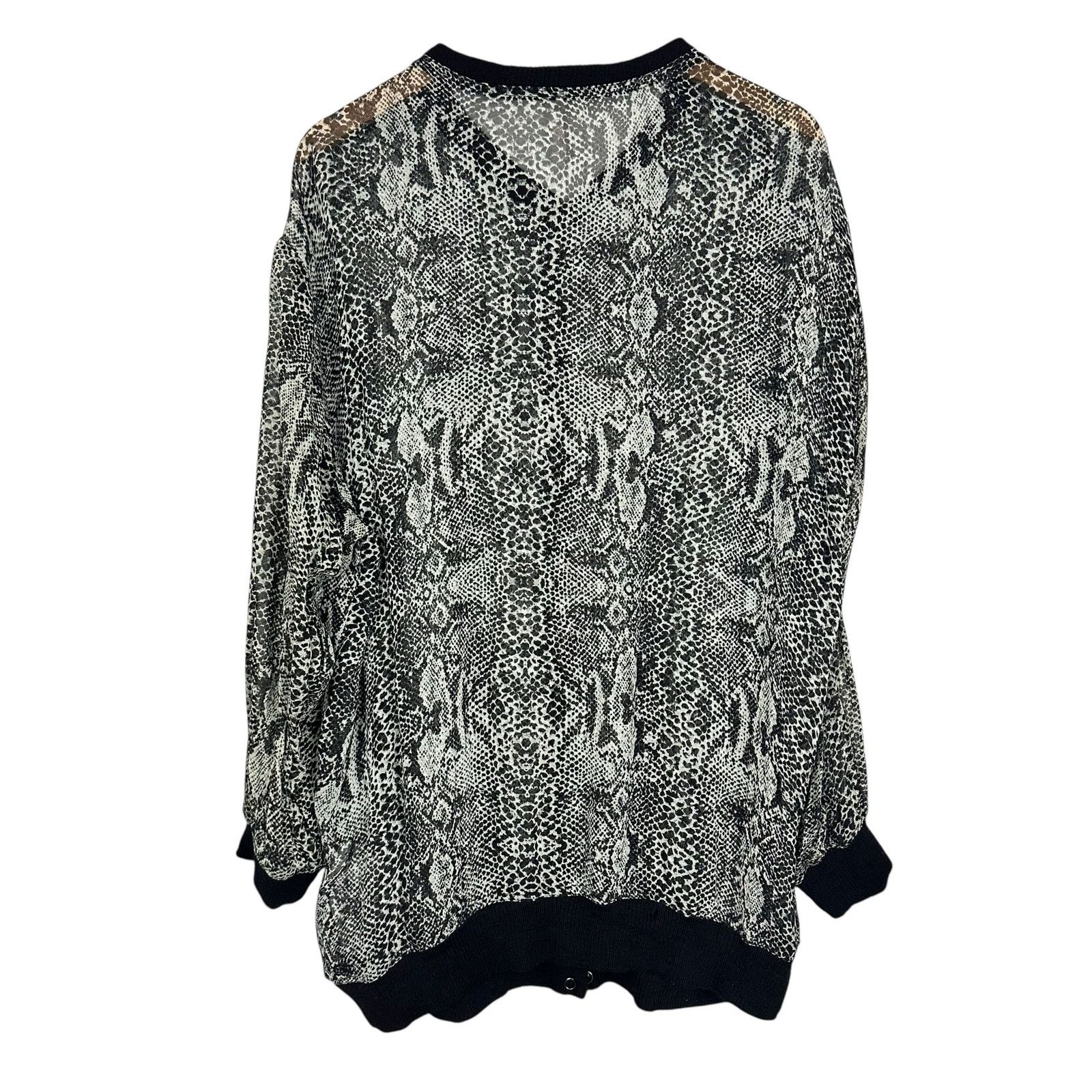 Free People Free People Lori Bomber Jacket Oversized Sz M Black Sheer Size M / US 6-8 / IT 42-44 - 11 Thumbnail