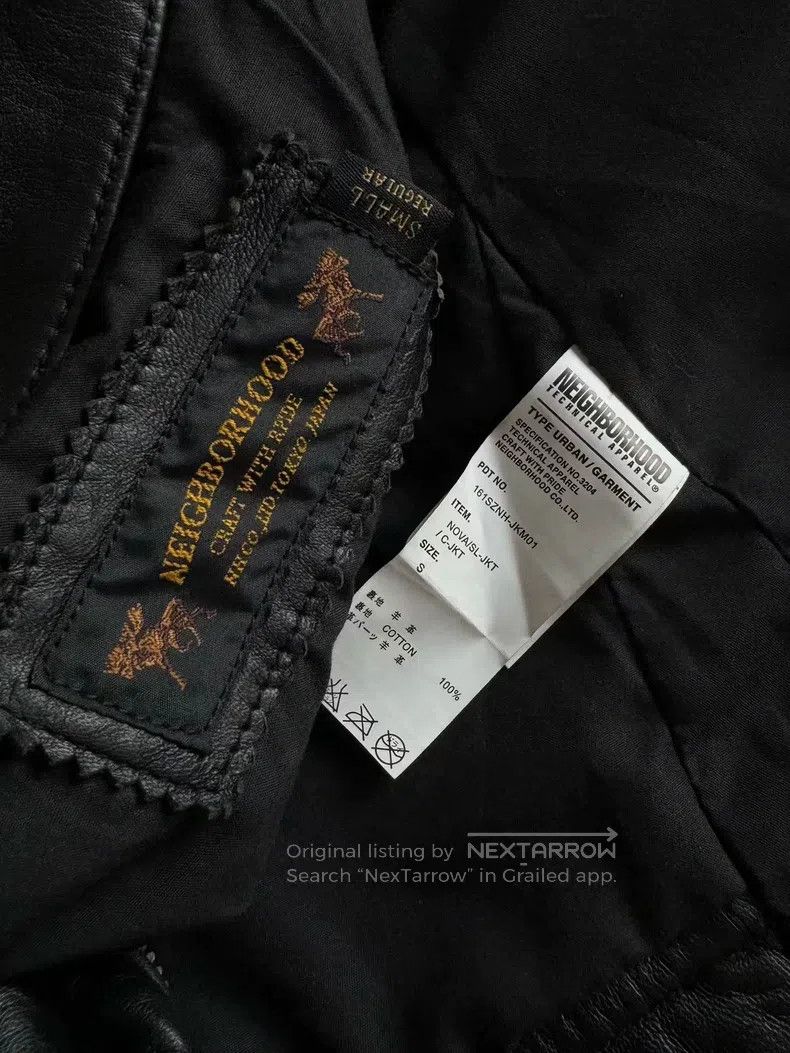 Neighborhood Neighborhood Leather Jacket Size US S / EU 44-46 / 1 - 8 Thumbnail