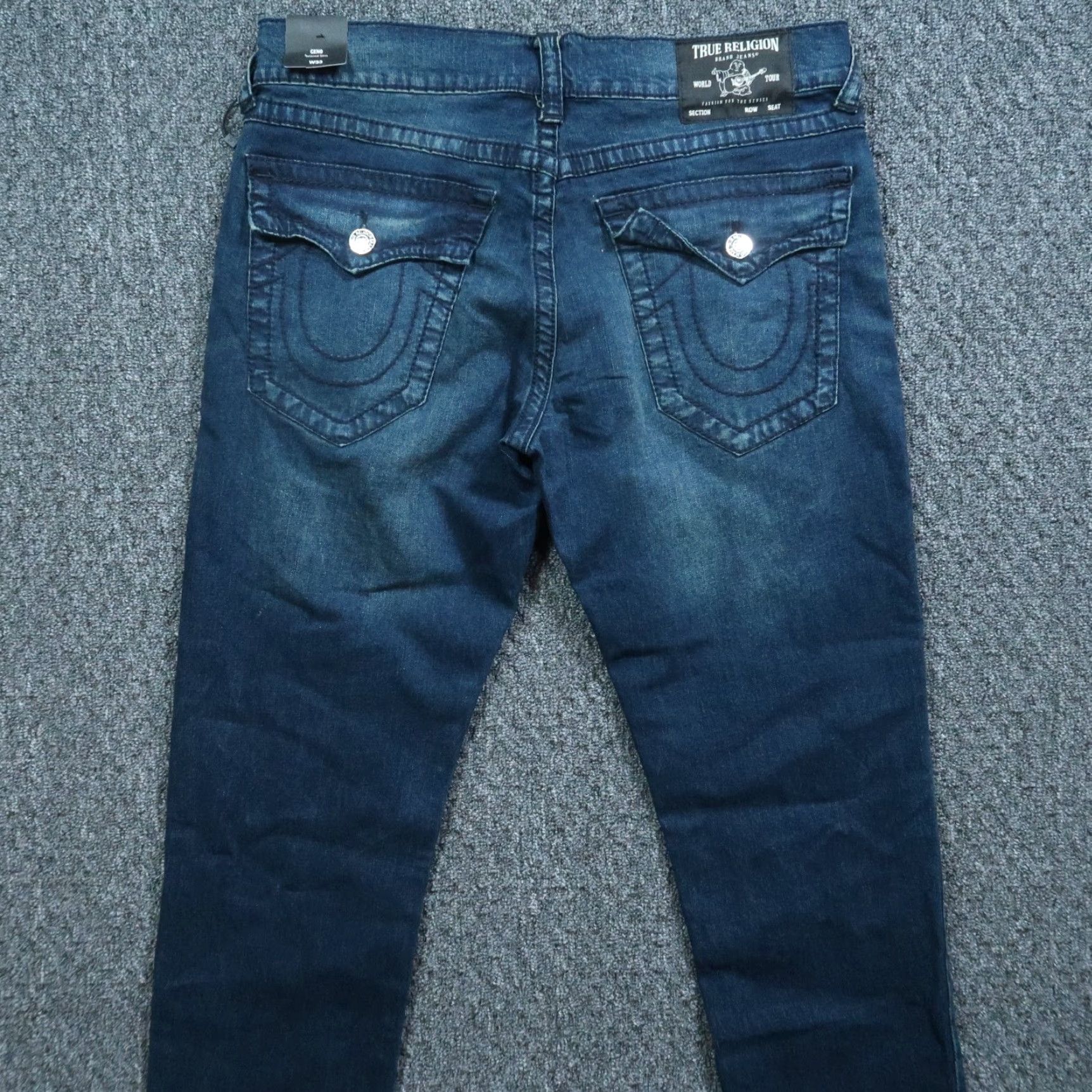 True Religion True Religion Jeans Mens 33x33 Blue Geno Flap Big T Relaxed Slim 5 Pocket NWT Shirt? Size US 33 - 6 Thumbnail