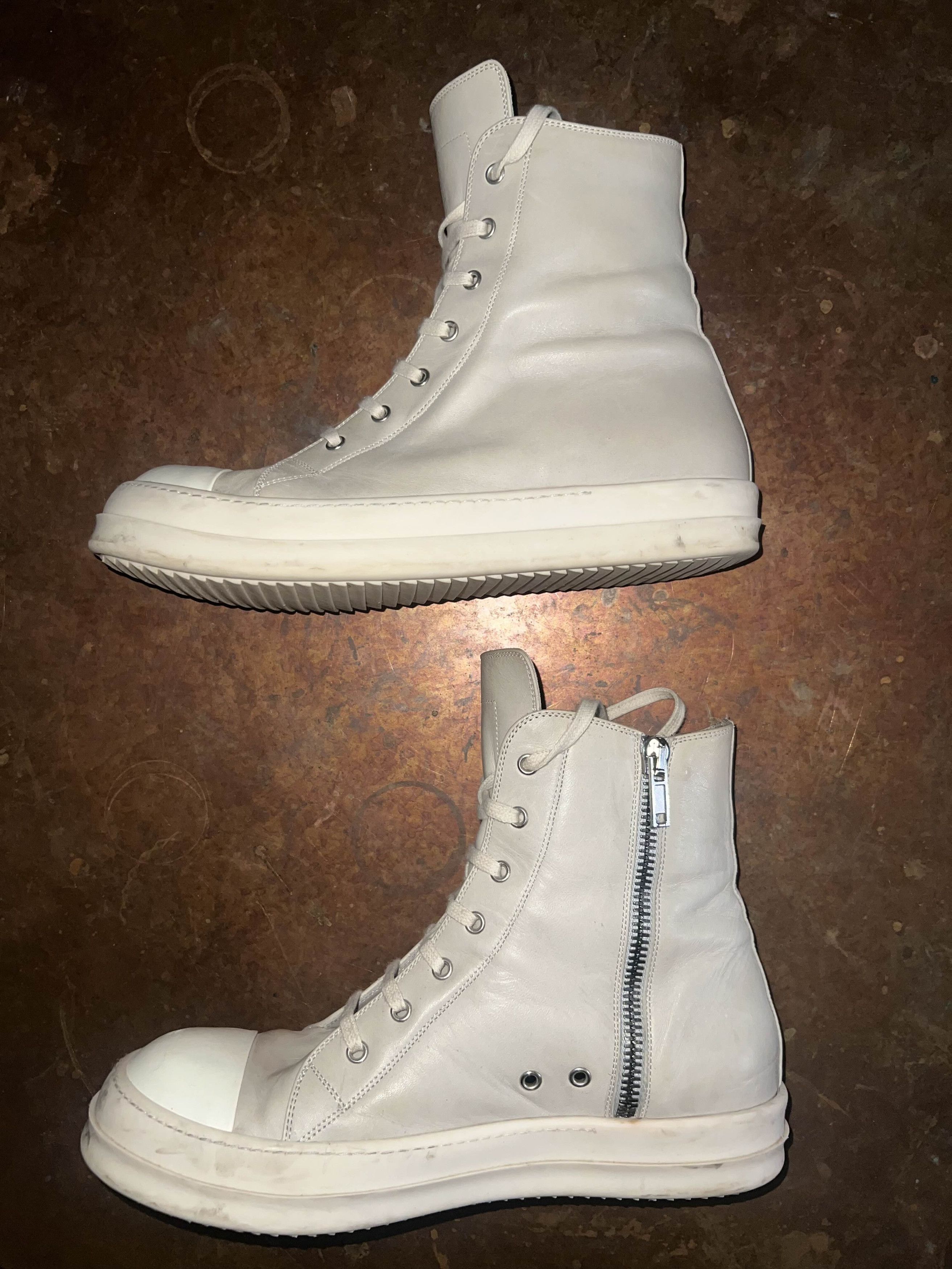 Rick Owens Rick Owens Mainline Ramones Pearl Size US 12 / EU 45 - 8 Thumbnail