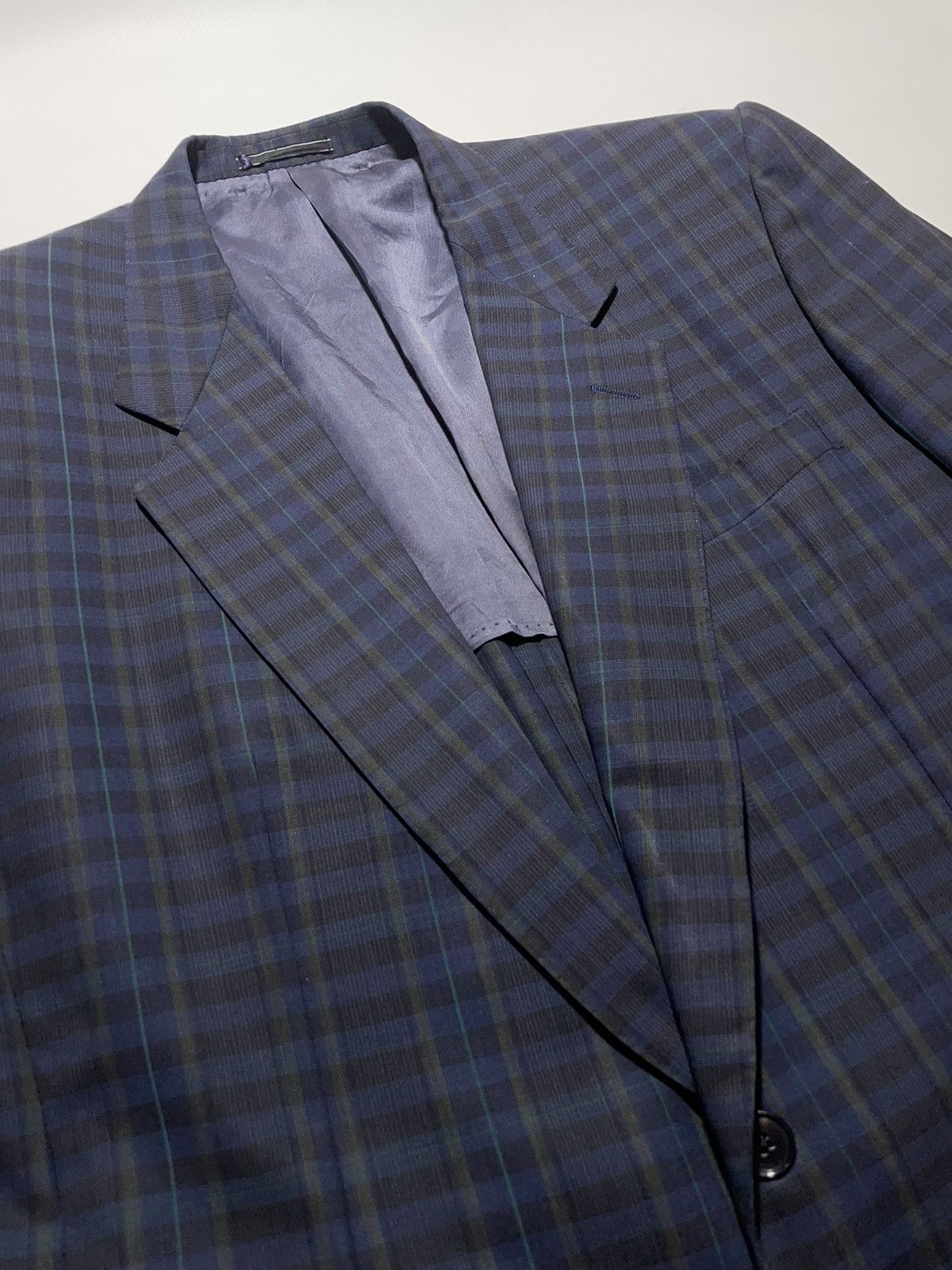 Ermenegildo Zegna Ermenergildo Zegna Plaid Blazer Size 54R - 7 Thumbnail