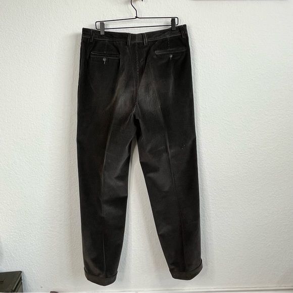 Davide Cenci Davide Cenci Pleated Gray Corduroy Pants Trousers Size US 40 / EU 56 - 4 Thumbnail