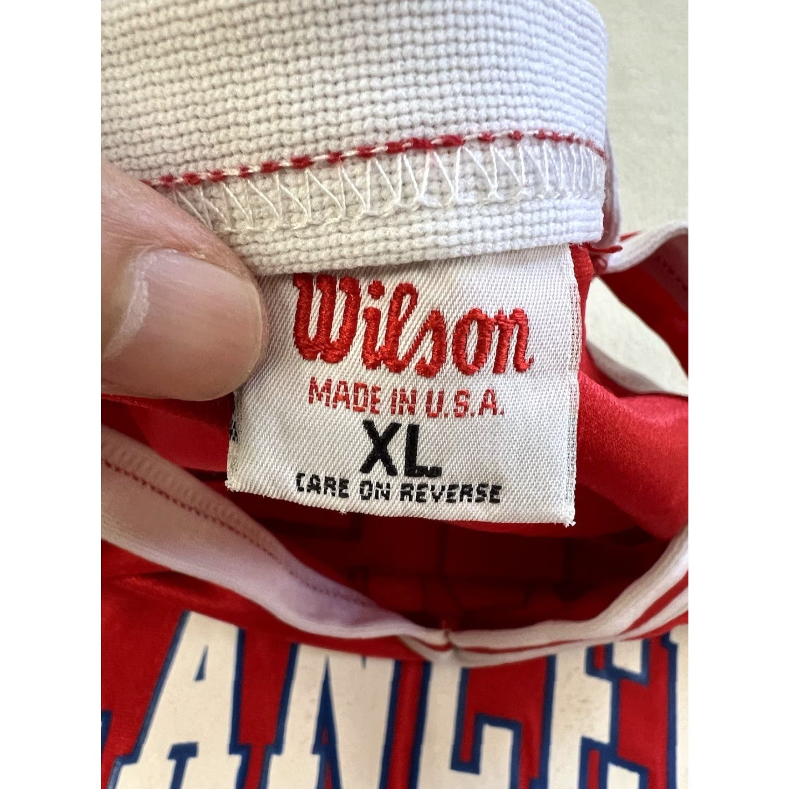Wilson VINTAGE Wilson Jersey Basketball Tank 90s Red XL Men Lancers Sleeveless United States Size US XL / EU 56 / 4 - 6 Thumbnail