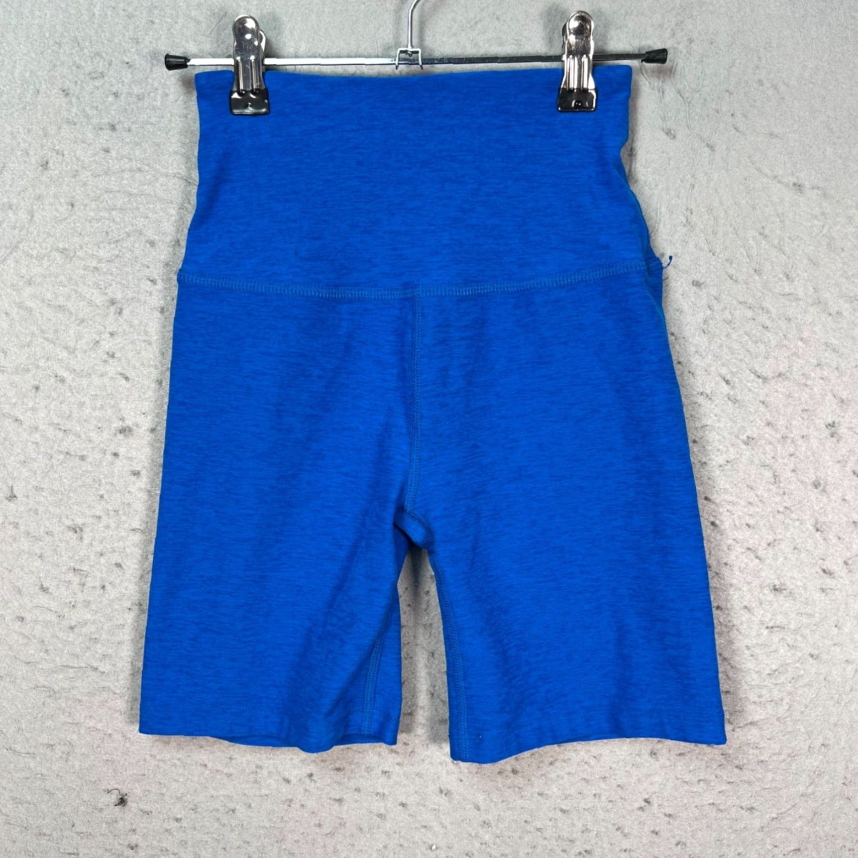 Beyond Yoga Beyond Yoga Womens XS Blue High-Waisted Biker Shorts Athletic Made In USA Shirt/Bottom? Size 26" / US 2 / IT 38 - 2 Thumbnail