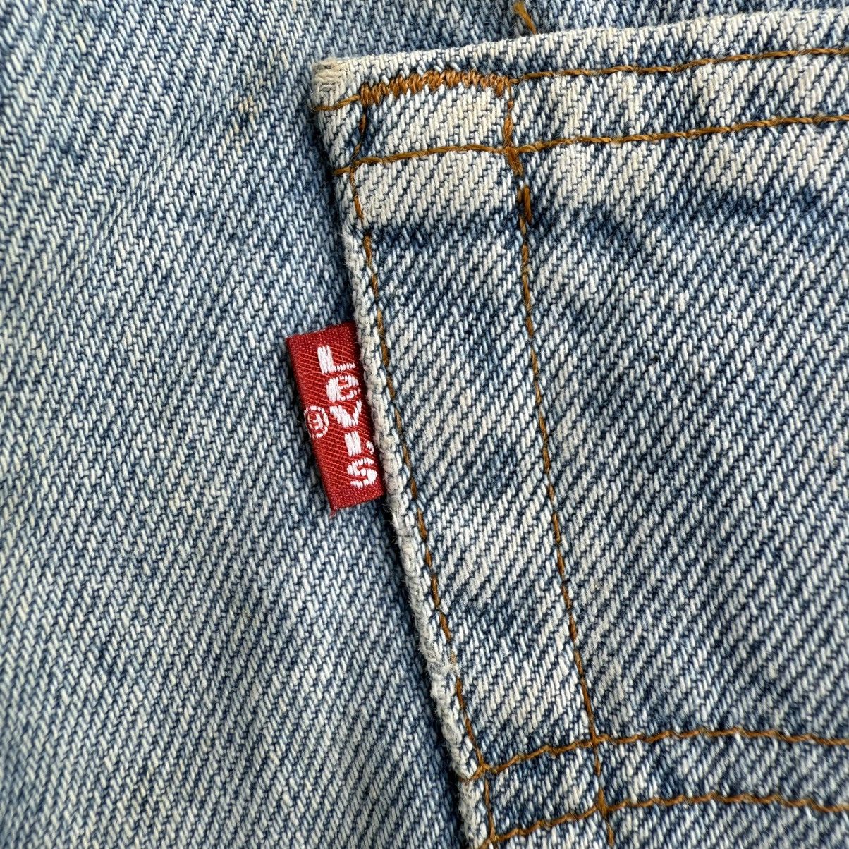 Levi's VINTAGE LEVI'S 505 90' STRAIGHT FADED JEAN DENIM PANTS Size US 30 / EU 46 - 13 Thumbnail