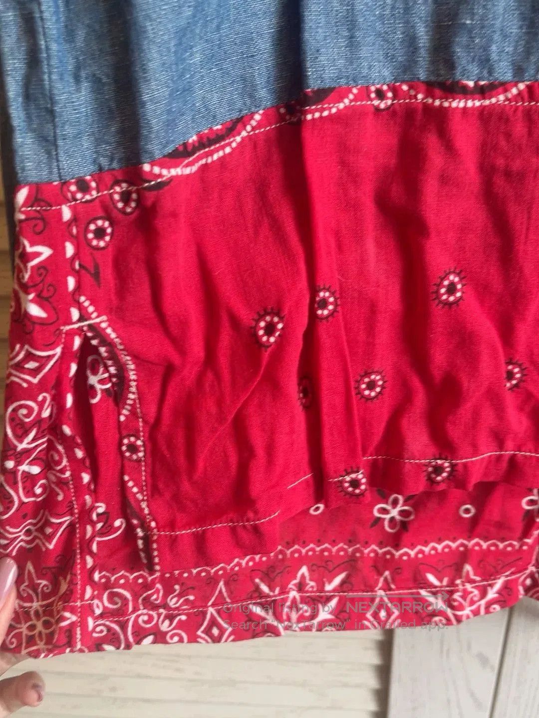Visvim visvim Denim Shirt with Red Bandana. Size US M / EU 48-50 / 2 - 3 Thumbnail