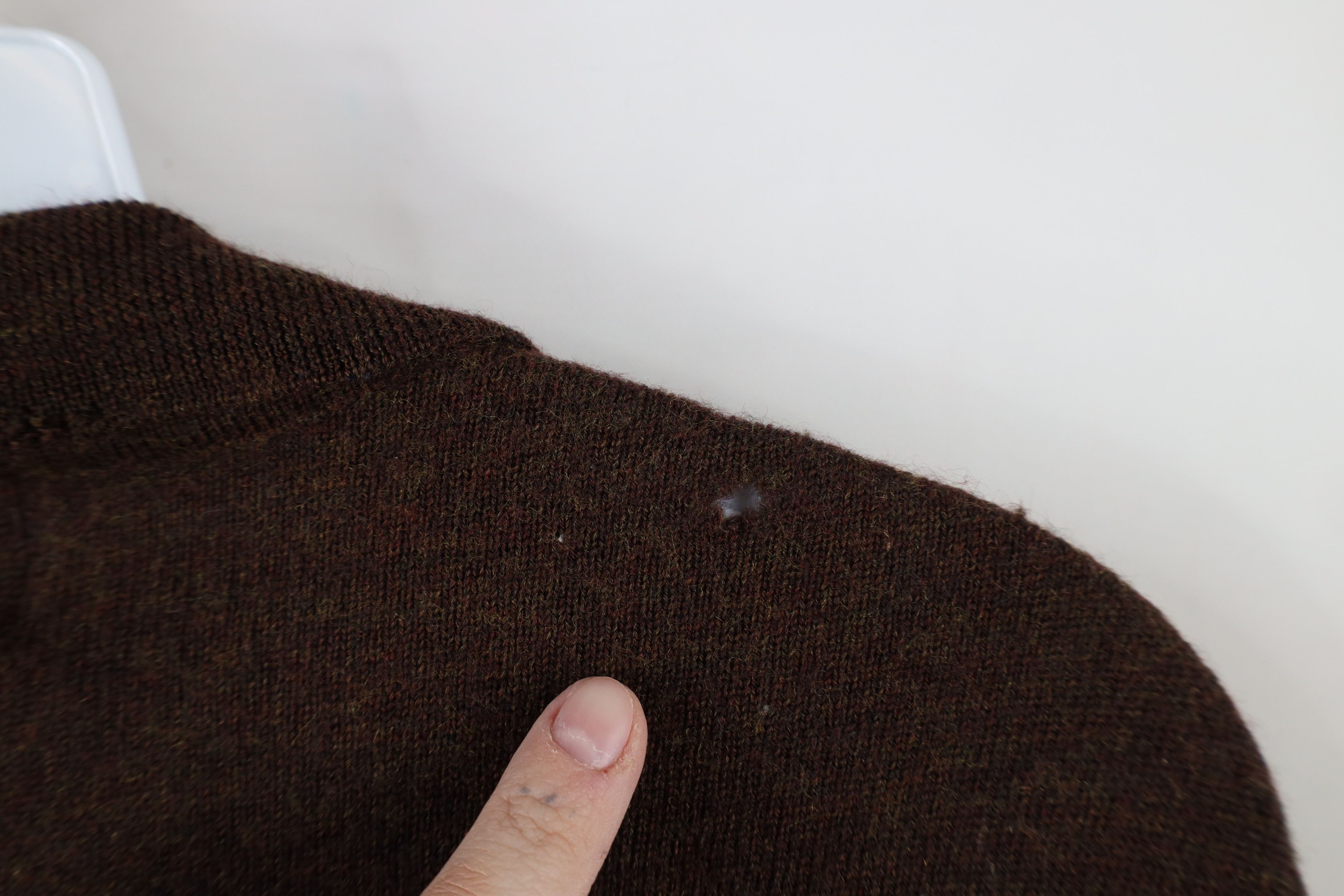 Vintage Vintage 90s Streetwear Merino Wool Knit Collared Sweater Size US XL / EU 56 / 4 - 8 Thumbnail
