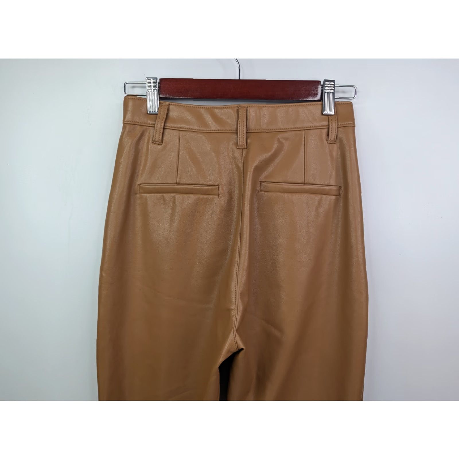 Abercrombie & Fitch Abercrombie & Fitch Pant 27 Skinny High Rise Faux Leather - Brown - Women - 27 - Multicolor? Size 27" / US 4 / IT 40 - 5 Thumbnail