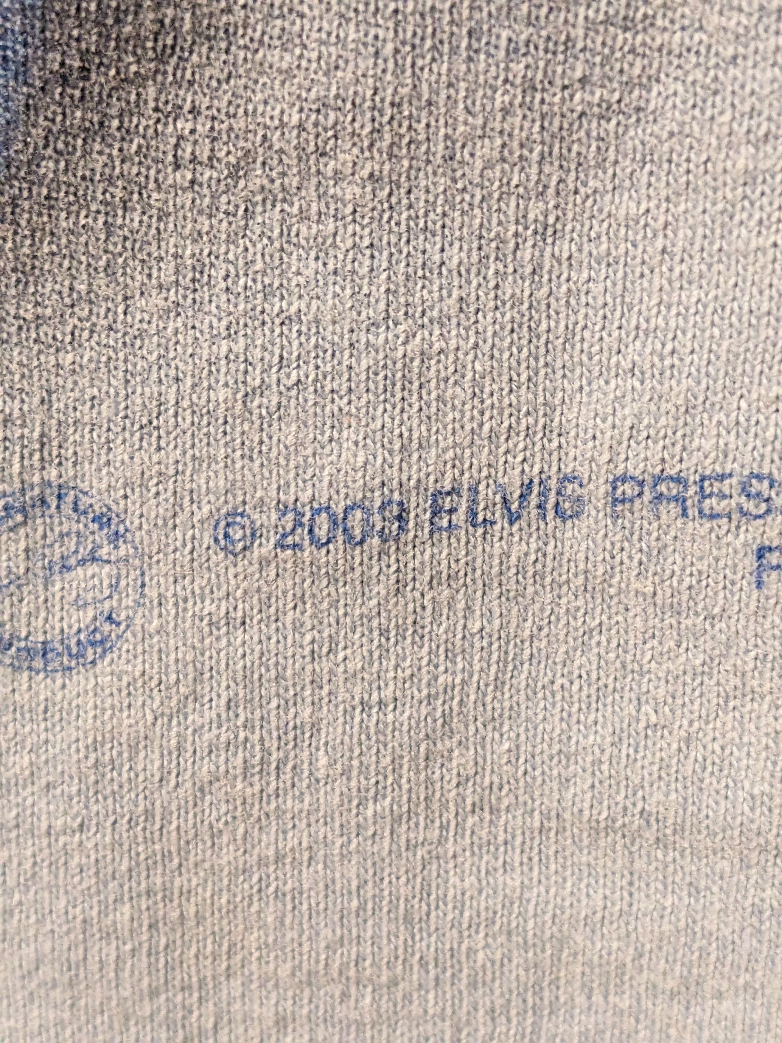 Band Tees × Vintage Vintage 2003 Elvis Presley Face Music Singer Tour T-Shirt Size US M / EU 48-50 / 2 - 3 Thumbnail