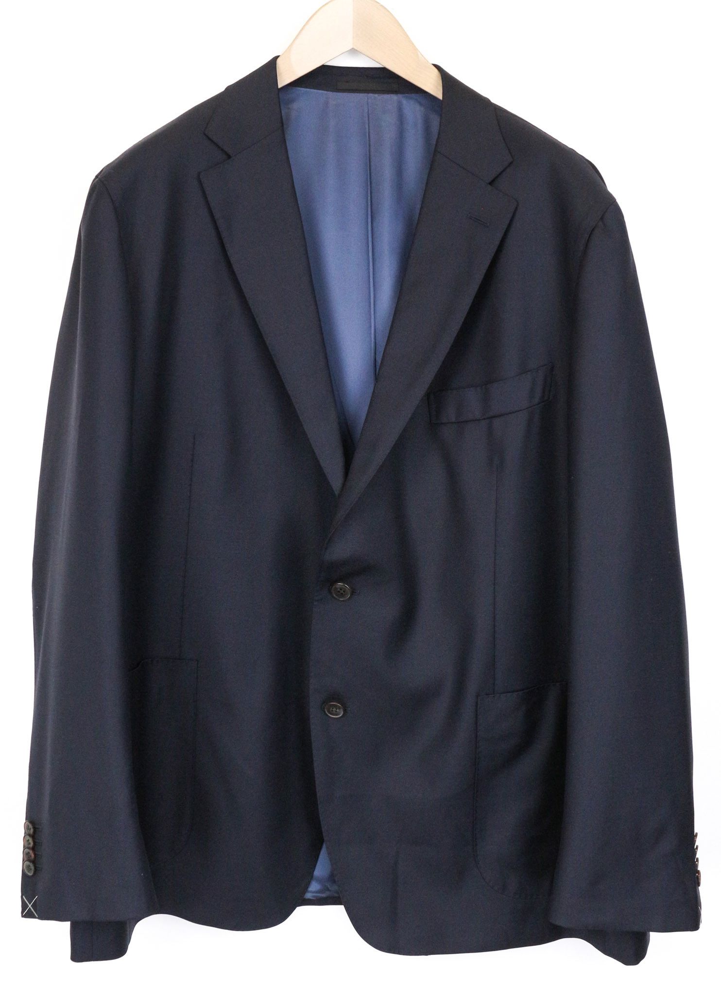 Suitsupply HAVANA BLUELINE UK54S Blue Wool 2 Piece Suit 75830 Size 54R - 2 Thumbnail