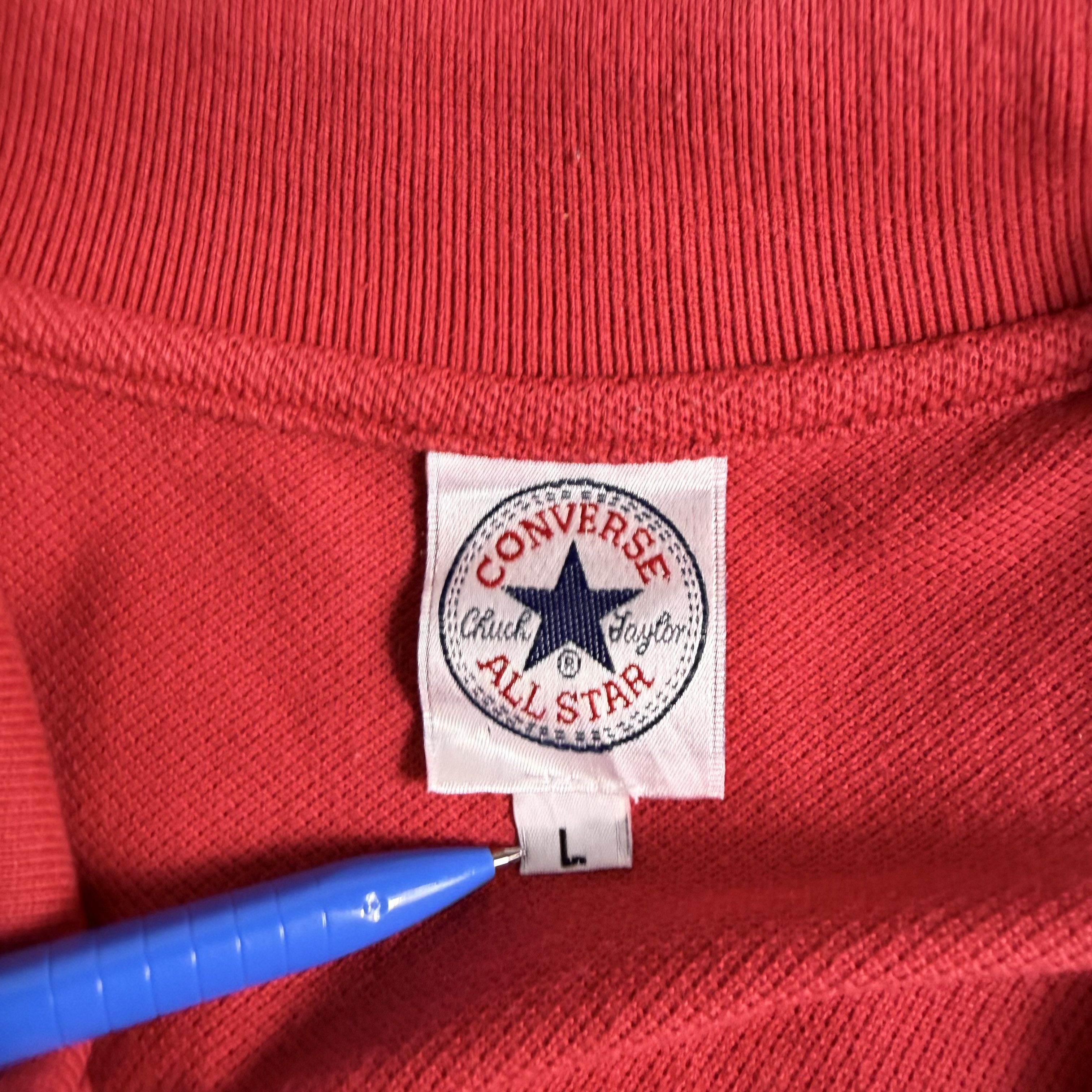 Converse 🔥RARE🔥Vintage Converse All Star Single Pocket Polo Shirt Size US L / EU 52-54 / 3 - 4 Thumbnail