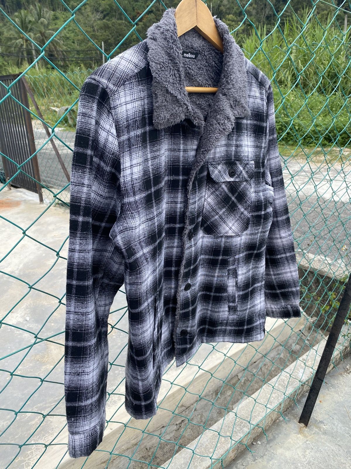 14th Addiction × If Six Was Nine × Japanese Brand Mellow shadow plaid flannel jacket Size US S / EU 44-46 / 1 - 4 Thumbnail