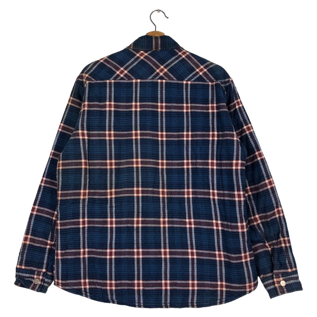 Japanese Brand 🔥Vintage Converse All Star Shirt Jacket Chore Tartan Design Size US L / EU 52-54 / 3 - 8 Thumbnail