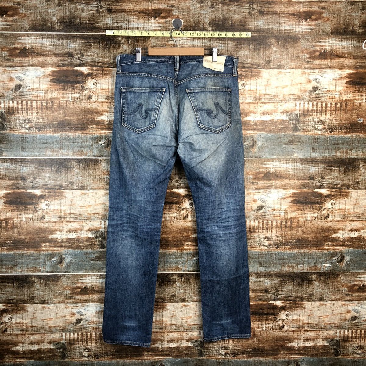 AG Adriano Goldschmied × Vintage DLL AG Adriano Goldschmied Blue Denim Pants #C253 Size US 32 / EU 48 - 11 Thumbnail