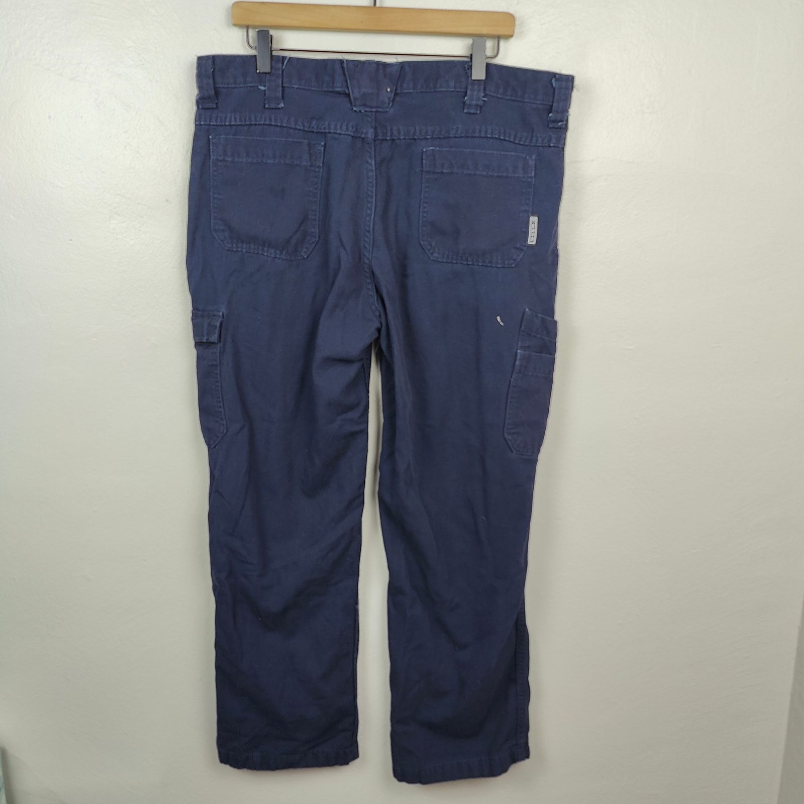 Other Dragonwear FR Pants Mens 34x34 Navy Blue Workwear Size US 34 / EU 50 - 4 Thumbnail