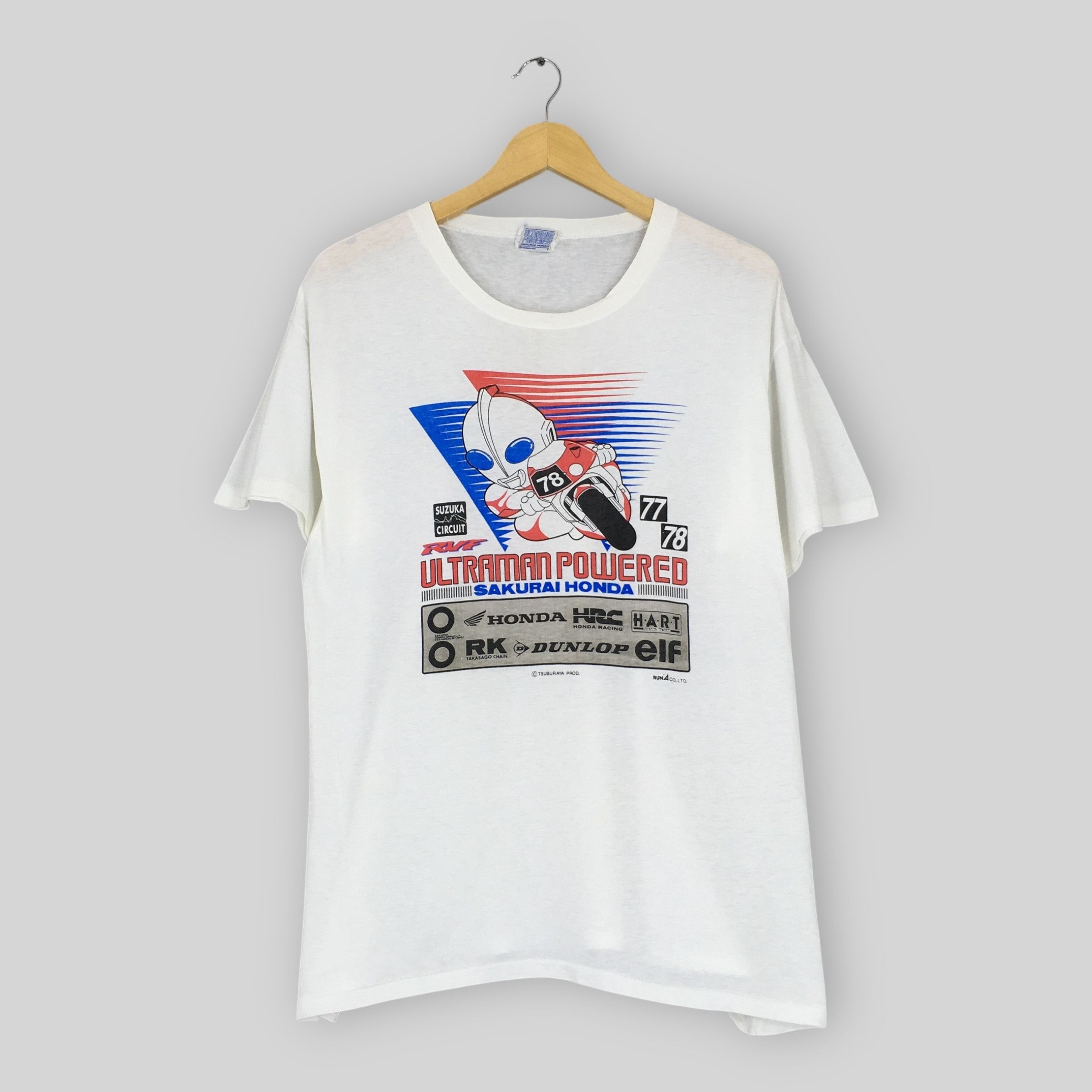 Anime × Japanese Brand × Vintage Vintage 90s Ultraman Powered Sakurai Honda T Shirt Medium Size US M / EU 48-50 / 2 - 1 Thumbnail
