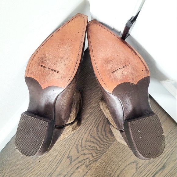 Genuine Leather Zodiac Leather/Suede Embroidered Cowboy Boot Classic Size US 10.5 / IT 40.5 - 9 Thumbnail
