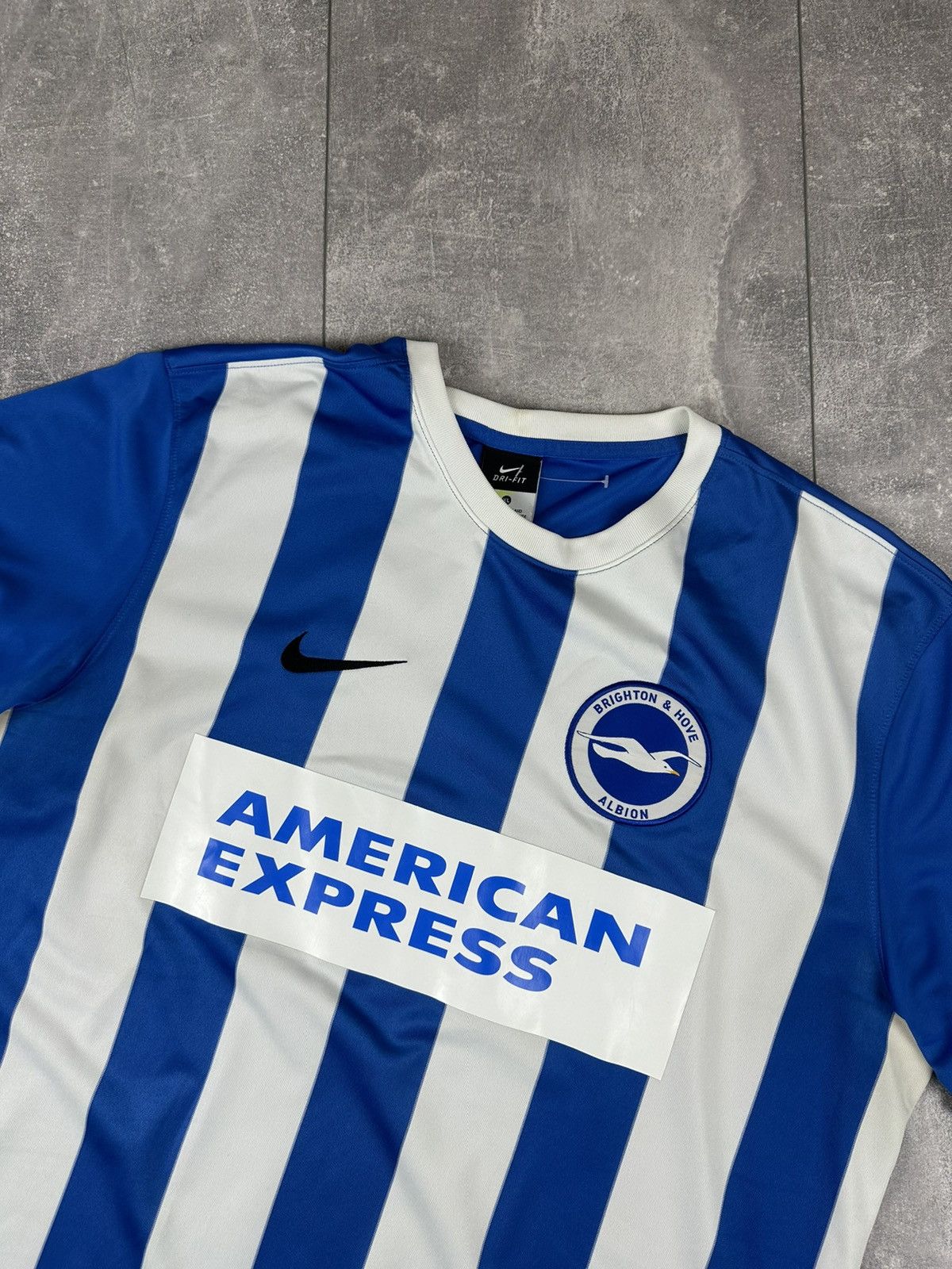 Nike Nike Brighton & Hove Albion Home 2014/16 Soccer Jersey Size US XL / EU 56 / 4 - 5 Thumbnail