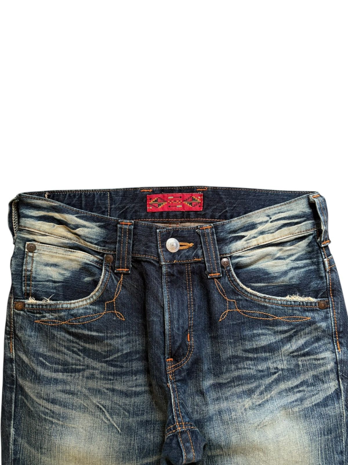 Edwin × Japanese Brand Exclusive Vintage Edwin XV Rusty Wash Bootcut Flare Jeans Size US 31 - 4 Thumbnail