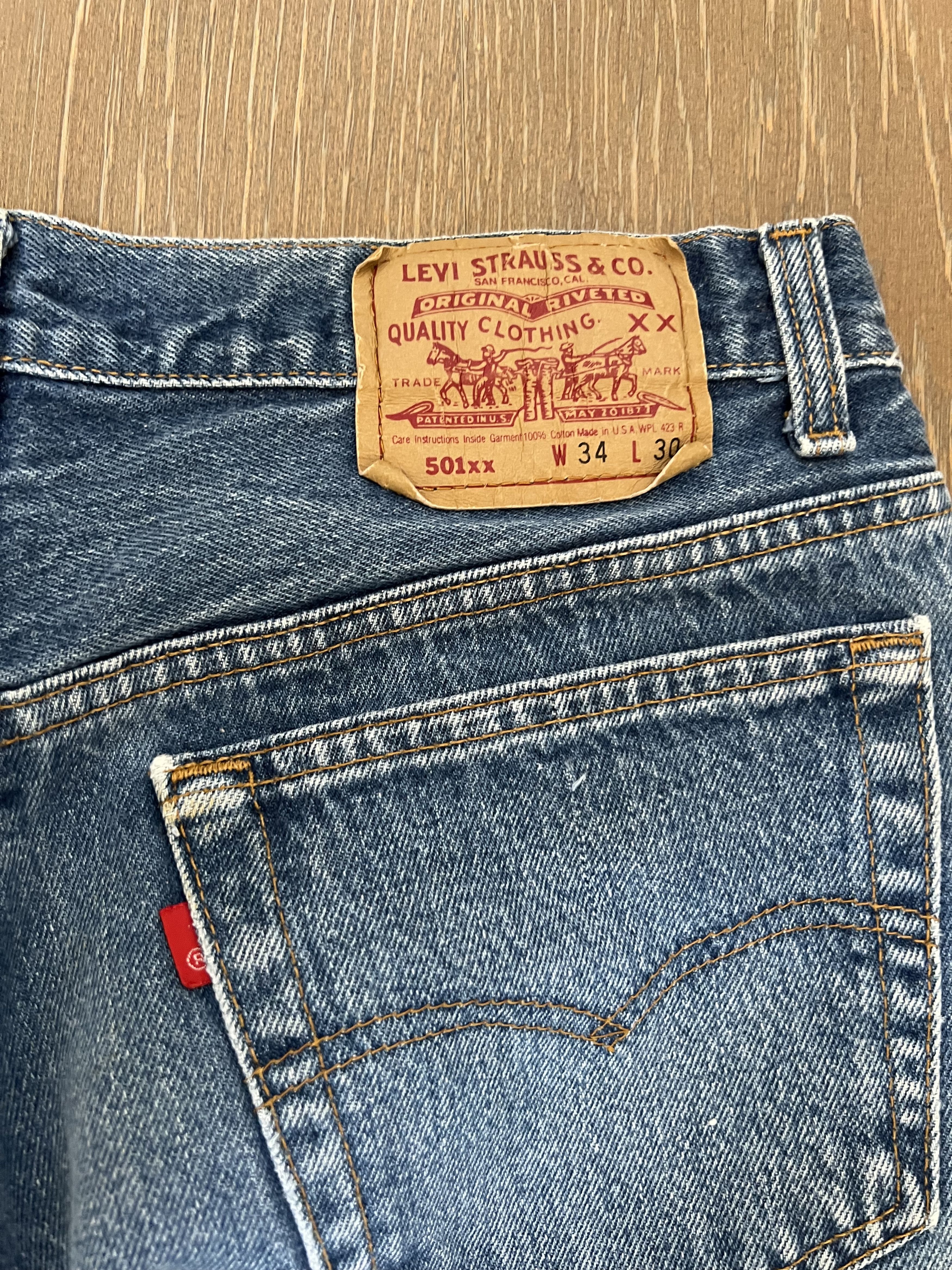 Levi's × Vintage Vinatge Levis 501 Size US 32 / EU 48 - 3 Thumbnail