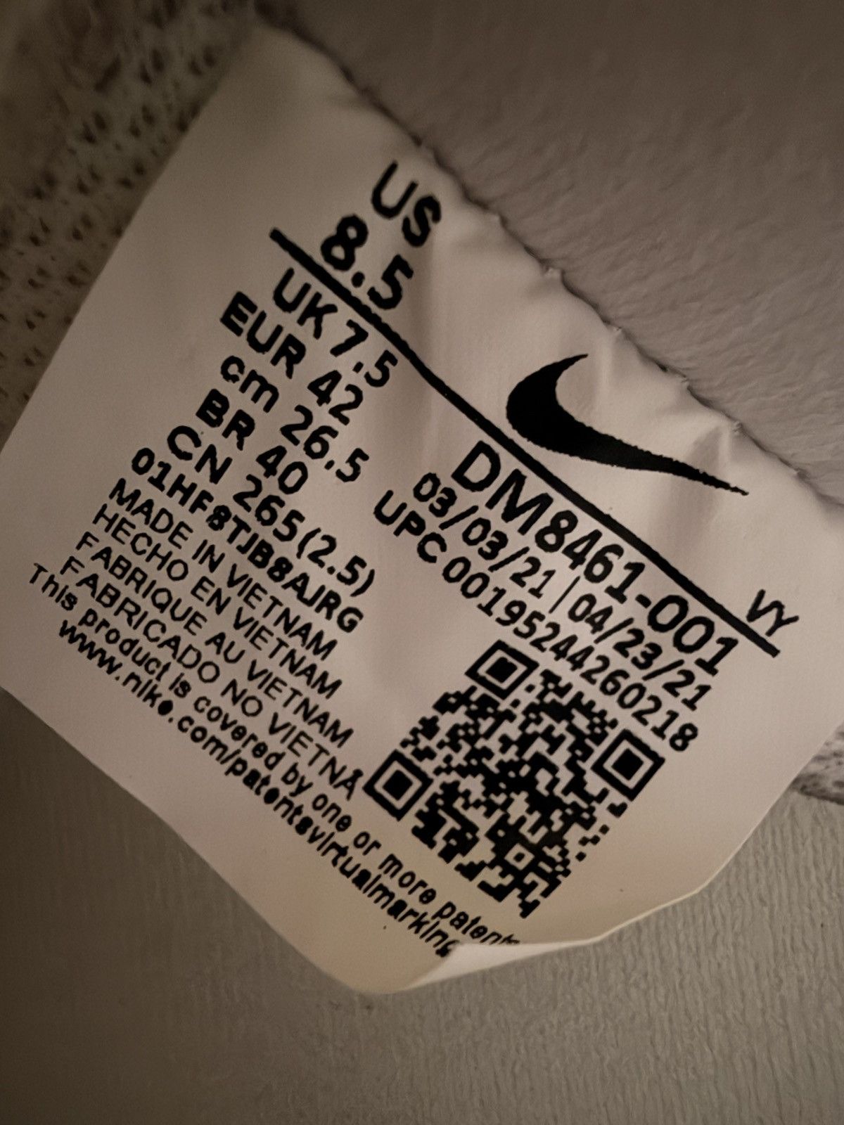 Nike × Undefeated Nike Air Force 1 Low SP Undefeated 5 On It Dunk vs AFI Grey Size US 8.5 / EU 41-42 - 5 Thumbnail