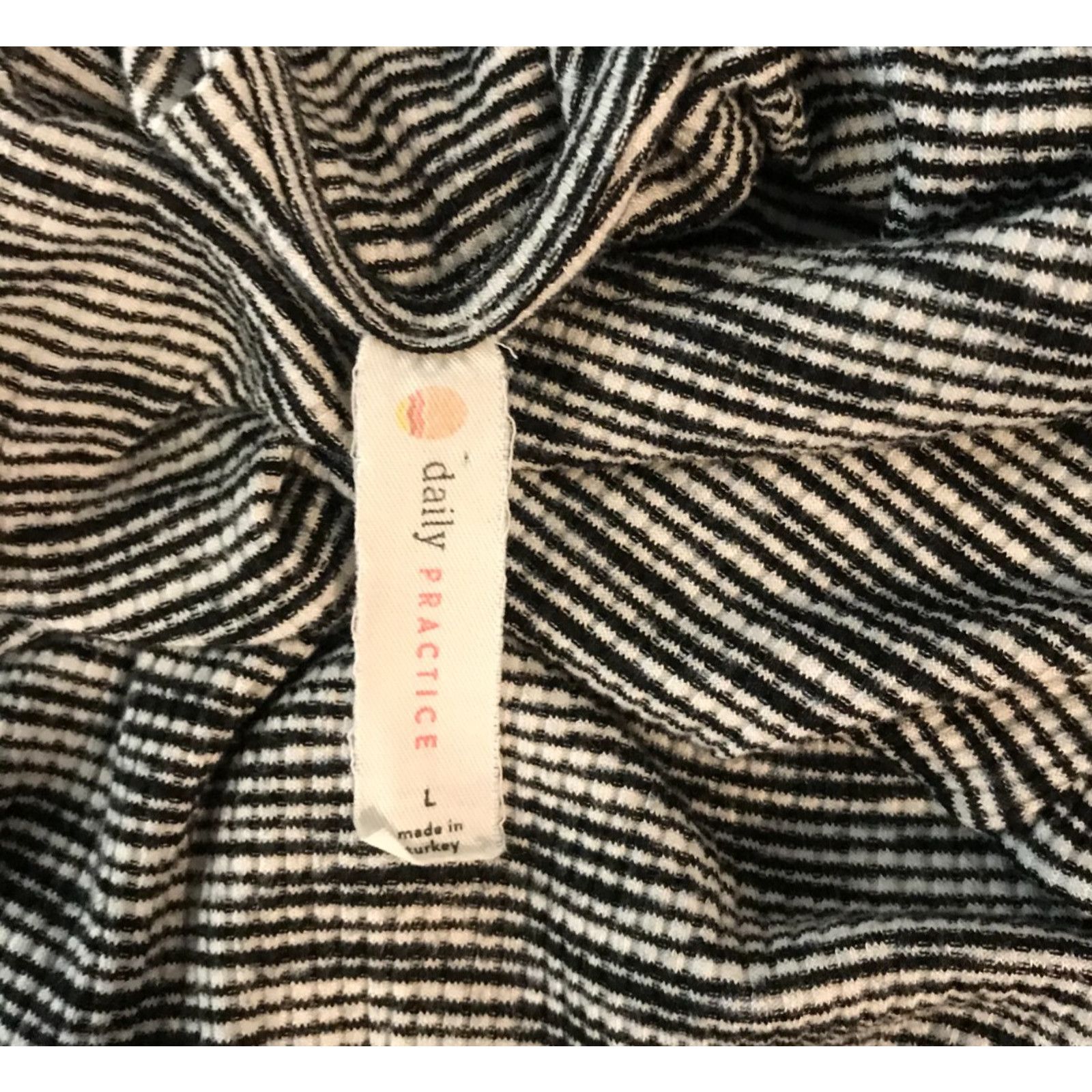 Anthropologie Anthropologie Daily Practice Flounced Space-Dye Mini Dress Size L / US 10 / IT 46 - 7 Thumbnail