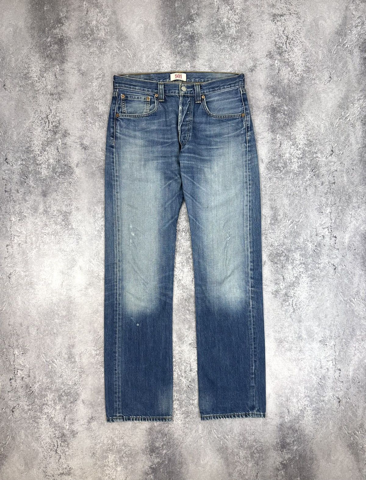 Levi's Vintage Levi's 501 Faded American Denim Baggy Hype Jeans Size US 32 / EU 48 - 1 Thumbnail