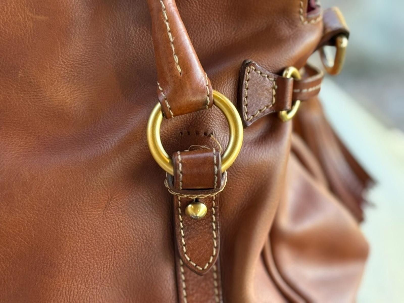 Dooney & Bourke Dooney Bourke Florentine Satchel Italian Leather Brown bag Size ONE SIZE - 10 Thumbnail