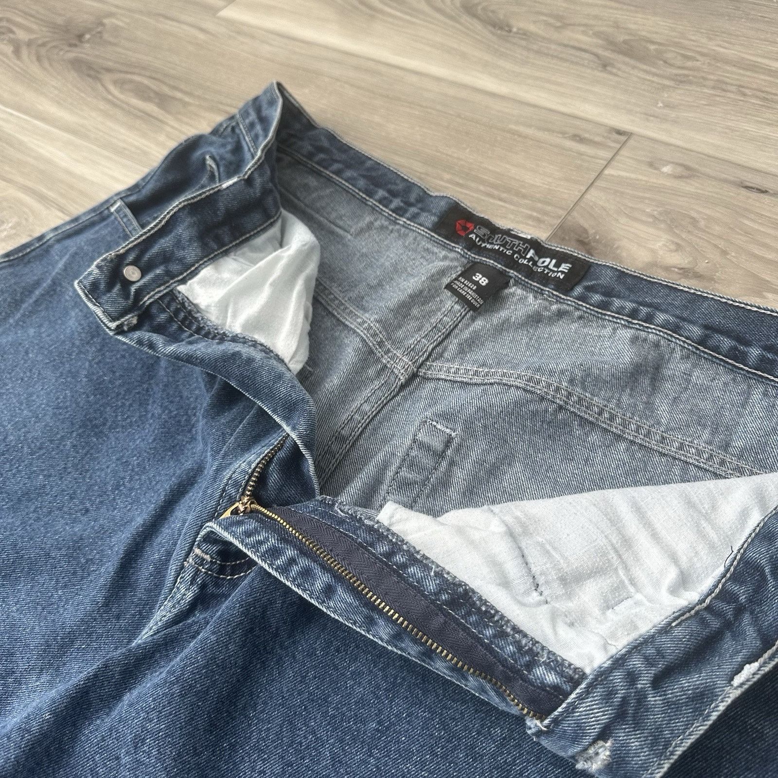 Southpole VTG Southpole Denim Jeans Men's 36x33 Blue Baggy Y2K Skater Size US 38 / EU 54 - 4 Thumbnail