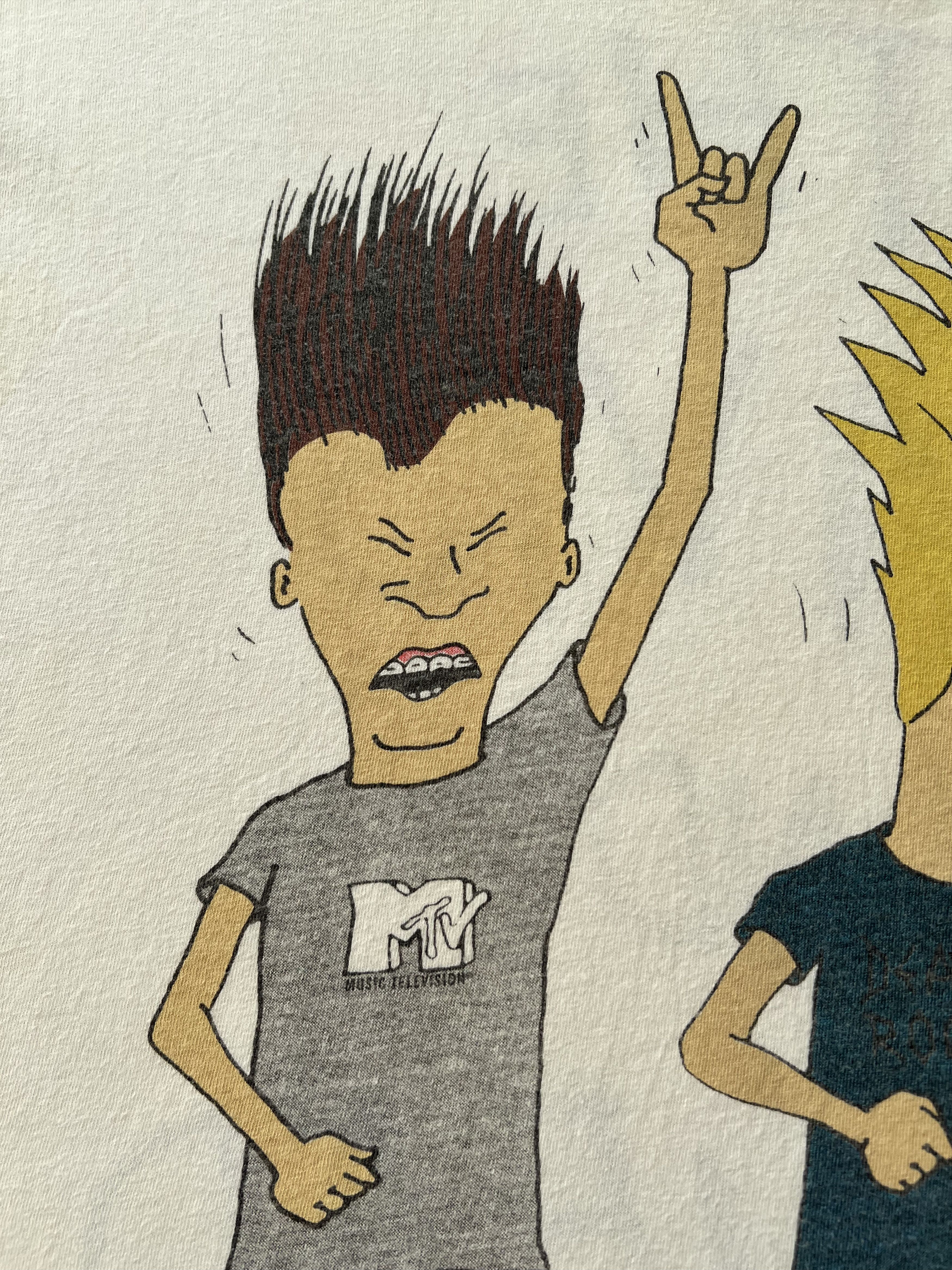 Cartoon Network Vintage 90s Beavis and Butt-Head Experience MTV T-shirt Size US XL / EU 56 / 4 - 4 Thumbnail