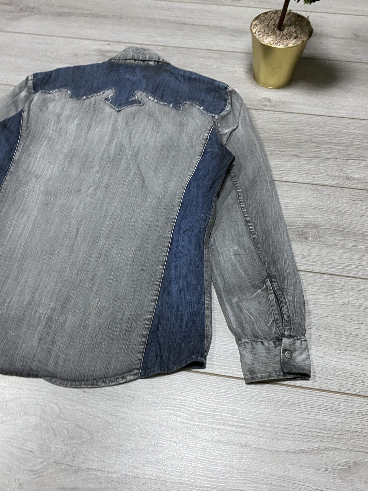 Diesel Diesel vintage western style cowboy denim shirt buttons up Size US M / EU 48-50 / 2 - 7 Thumbnail