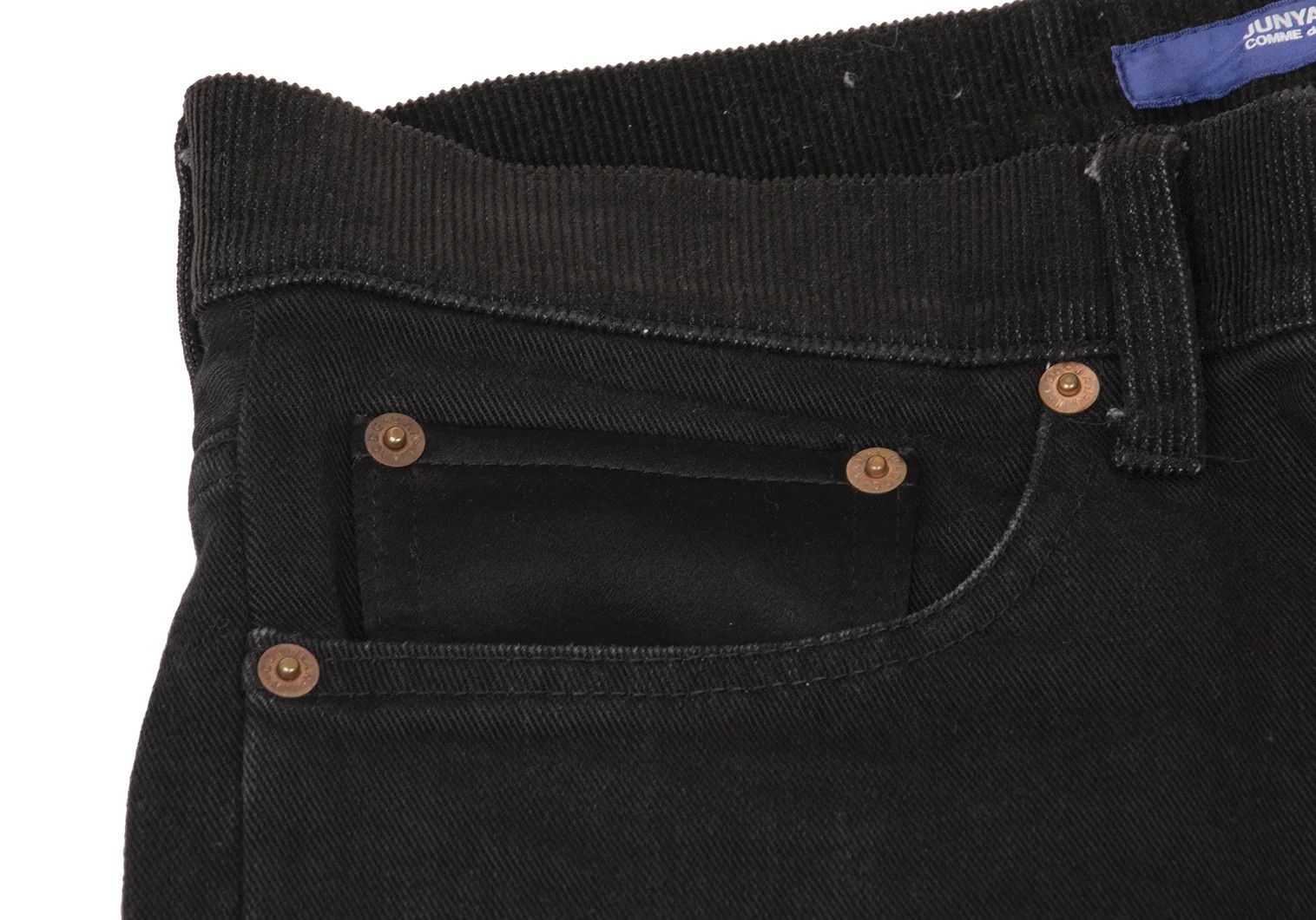 Junya Watanabe Cotton Corduroy Panel Pants in Black, Size S Size US 30 / EU 46 - 3 Thumbnail