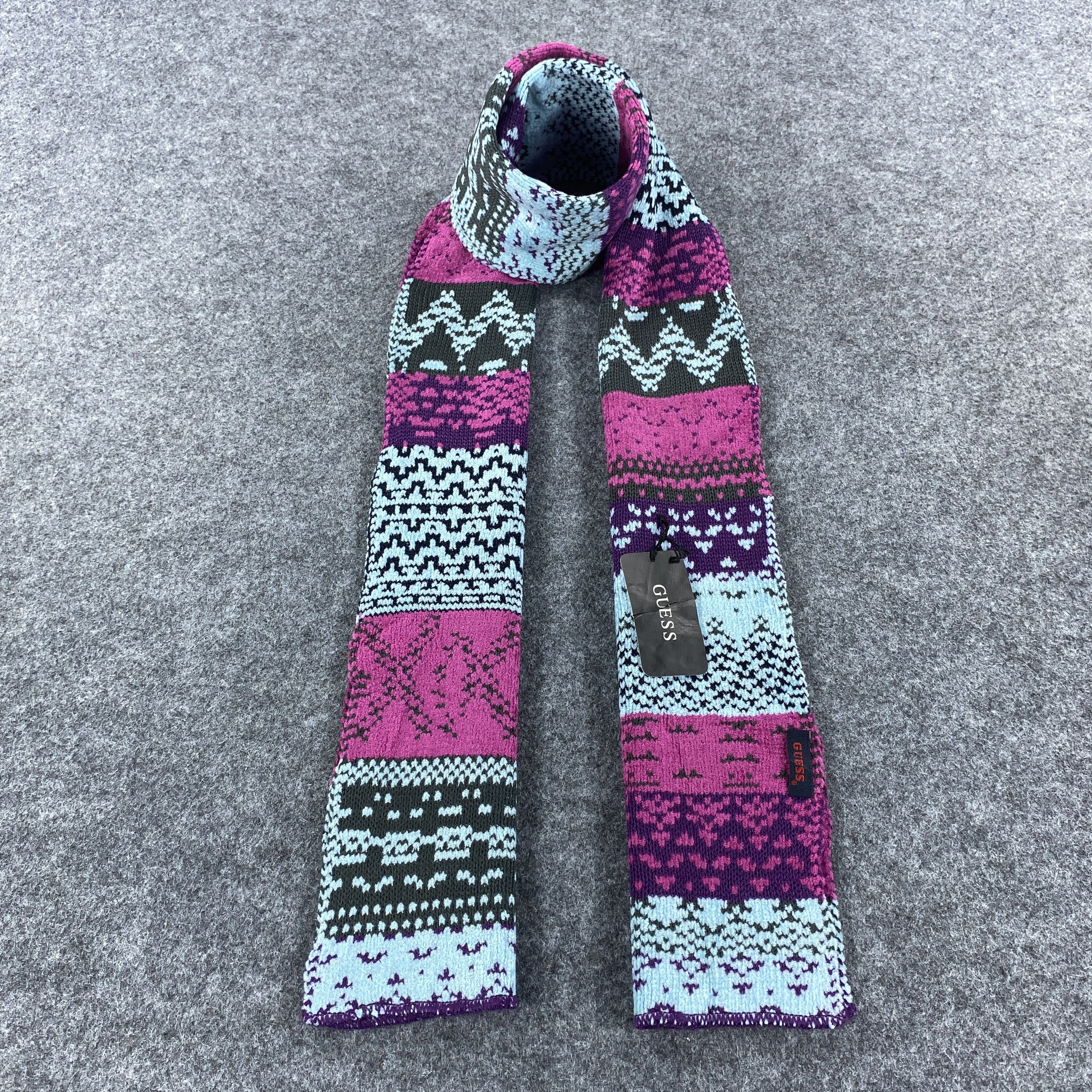 Guess × Vintage Guess Scarf # Muffler # Neckwear # D447 Size ONE SIZE - 1 Thumbnail