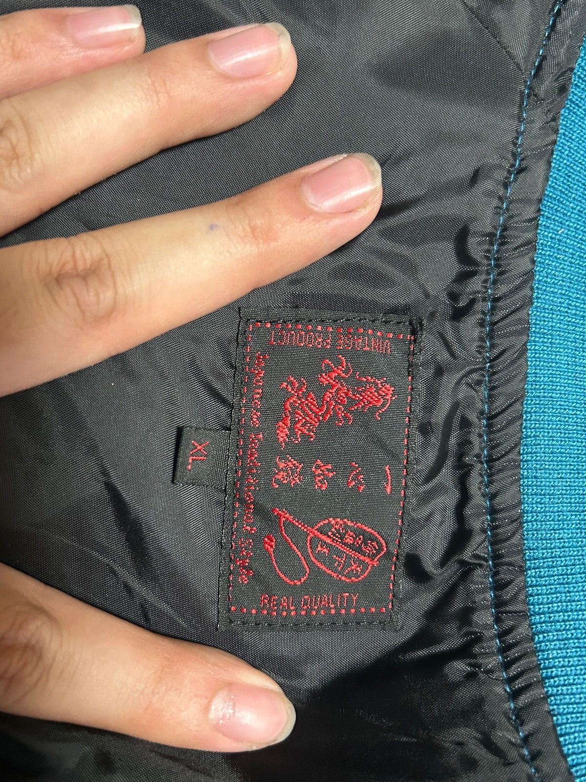 Other Japanese blue gold Sukajan Size US XL / EU 56 / 4 - 8 Thumbnail