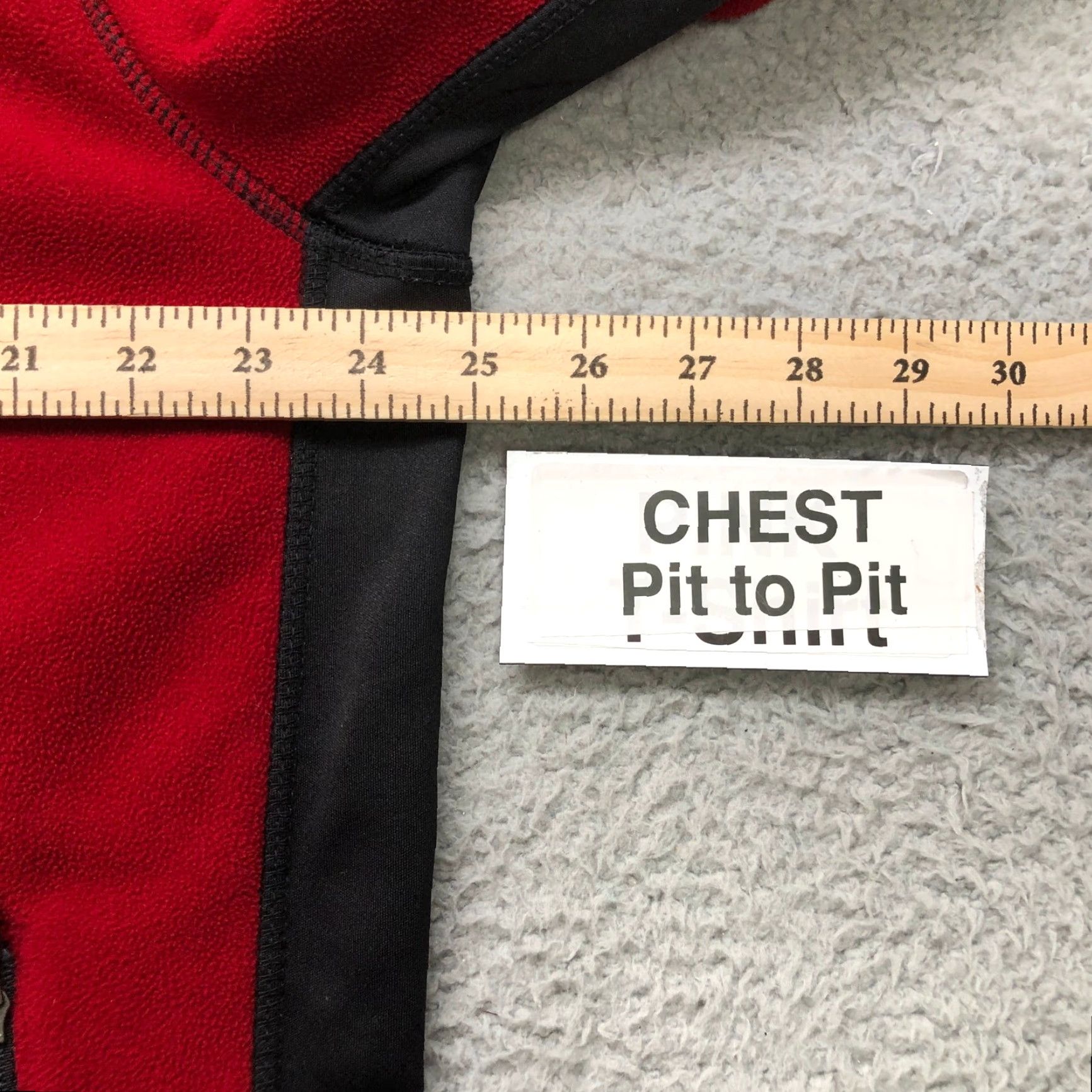 Eddie Bauer Eddie Bauer Windcutter Fleece Jacket Mens L Red Black Full Zip Mock Neck Pockets Embroidered Logo Jacket Size US L / EU 52-54 / 3 - 5 Thumbnail