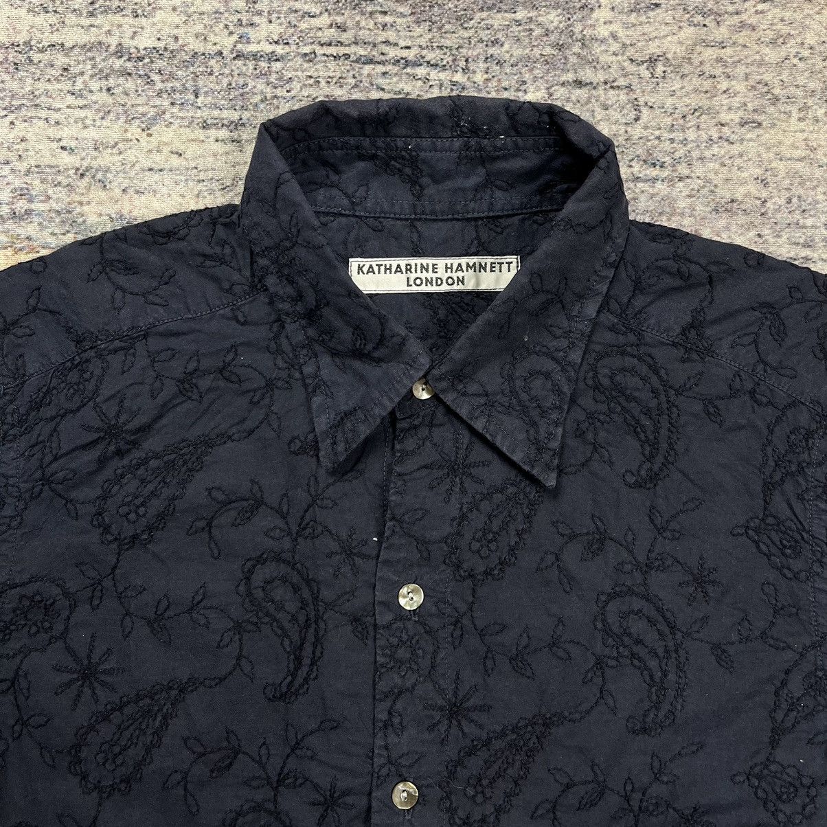 Katharine Hamnett London Archive Katharine Hamnett london embroidery paisley shirt Size US M / EU 48-50 / 2 - 4 Thumbnail