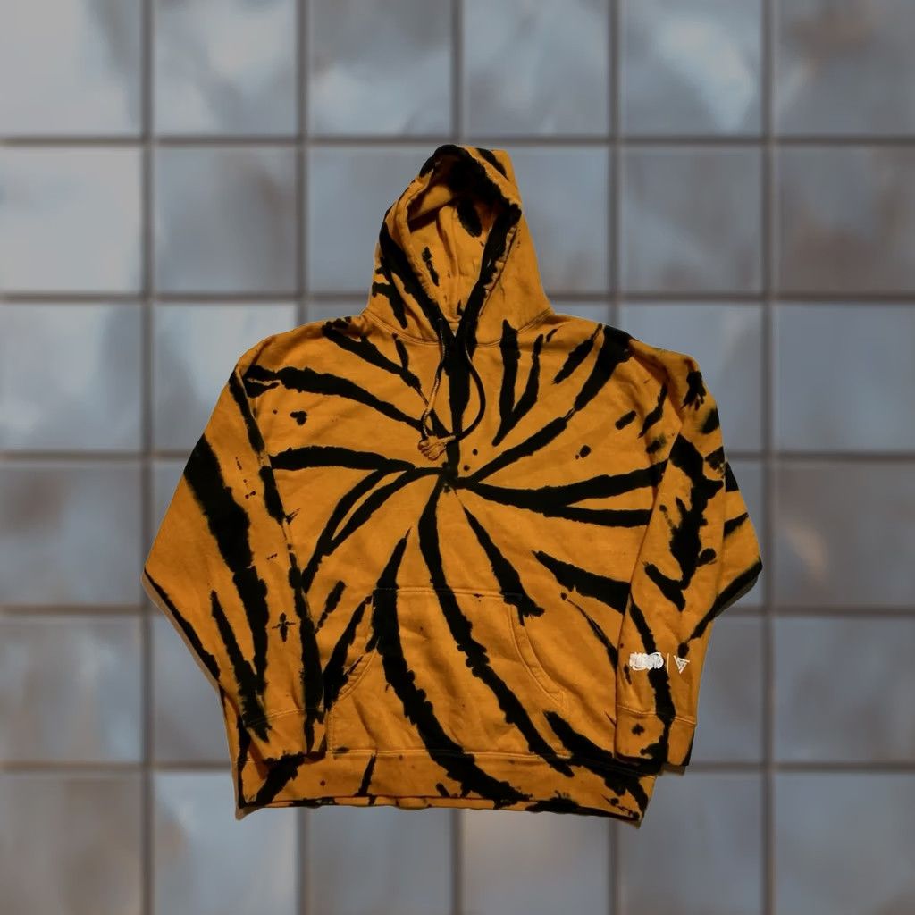 Hypland Hypland Naruto Hoodie Mens 2XL Pullover Fleece Tie Dye Yellow Black Manga Anime Zebra? Size US XXL / EU 58 / 5 - 1 Thumbnail