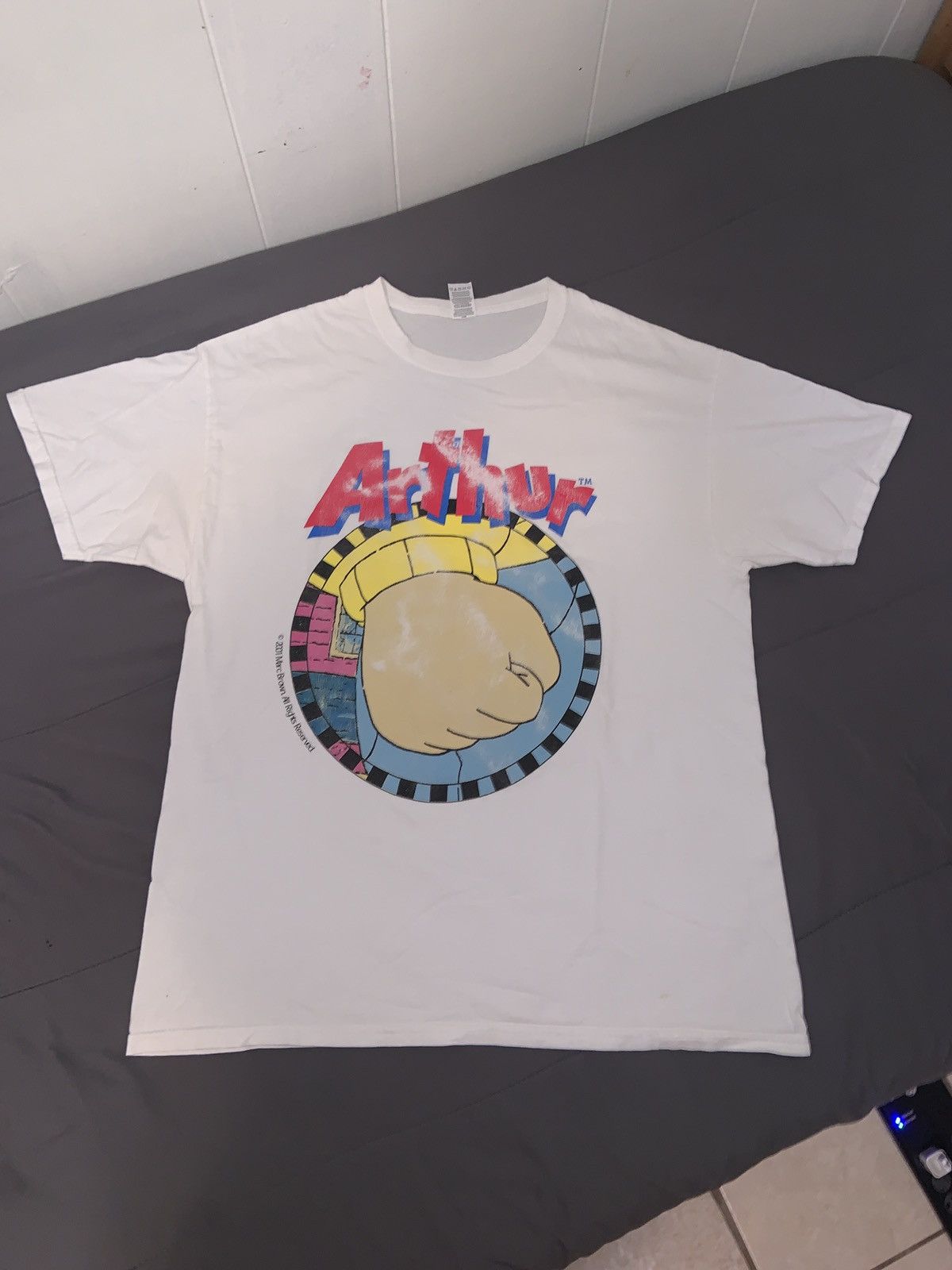 Other Vintage Arthur Meme Fist - T Shirt - 01’ Marc Brown Size US L / EU 52-54 / 3 - 1 Thumbnail