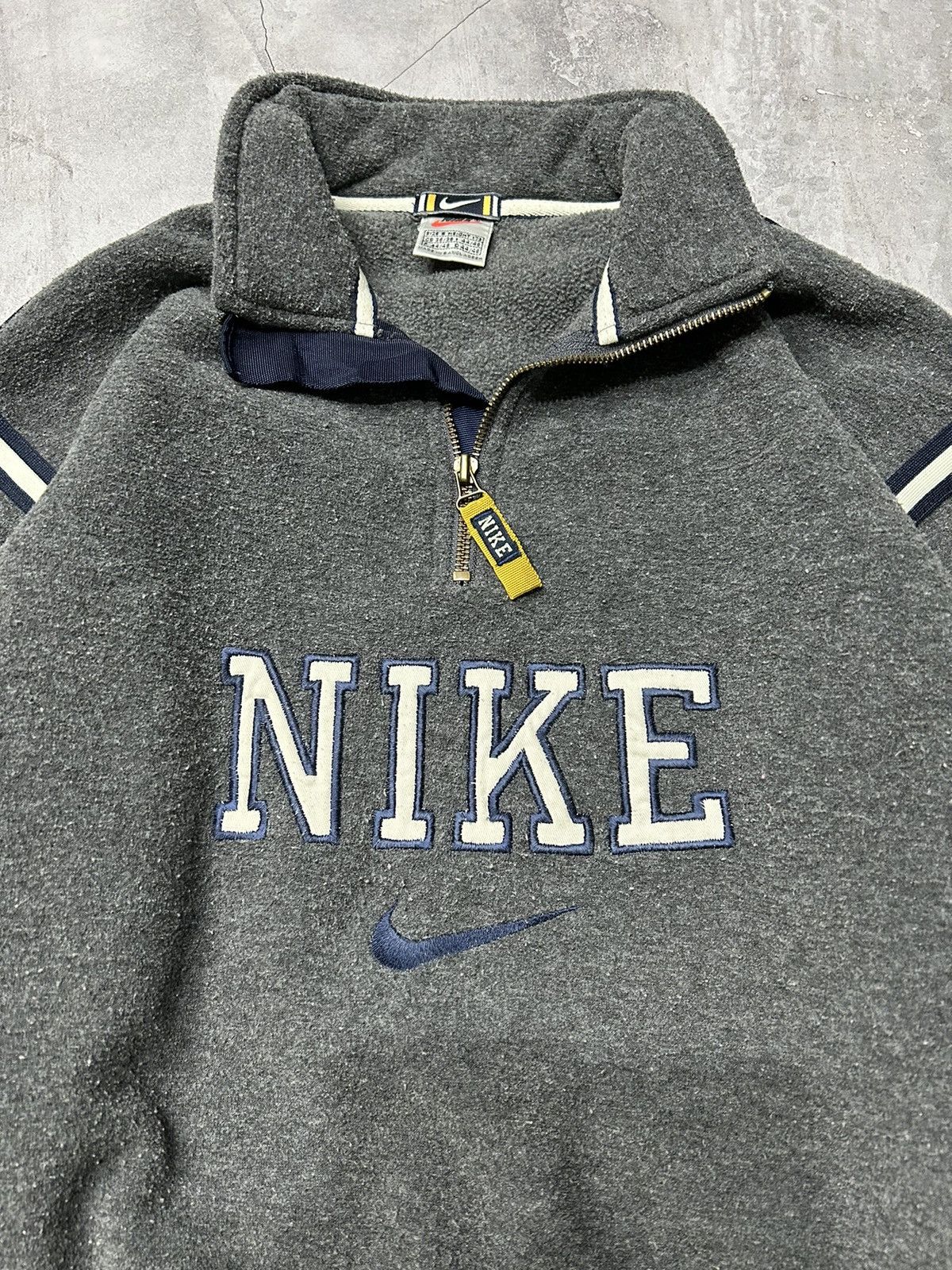 Nike × Nike ACG × Vintage Vintage Nike Y2K Fleece Sweatshirt Big Nike Logo Cent Size US S / EU 44-46 / 1 - 3 Thumbnail