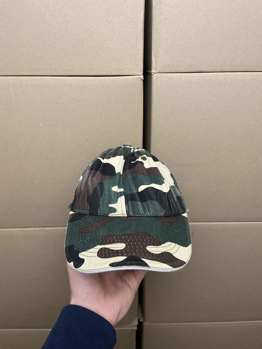 Vintage VINTAGE CAMO FADED CAP DAD HAT Y2K STREETWEAR WORKWEAR SKATE Size ONE SIZE - 6 Thumbnail