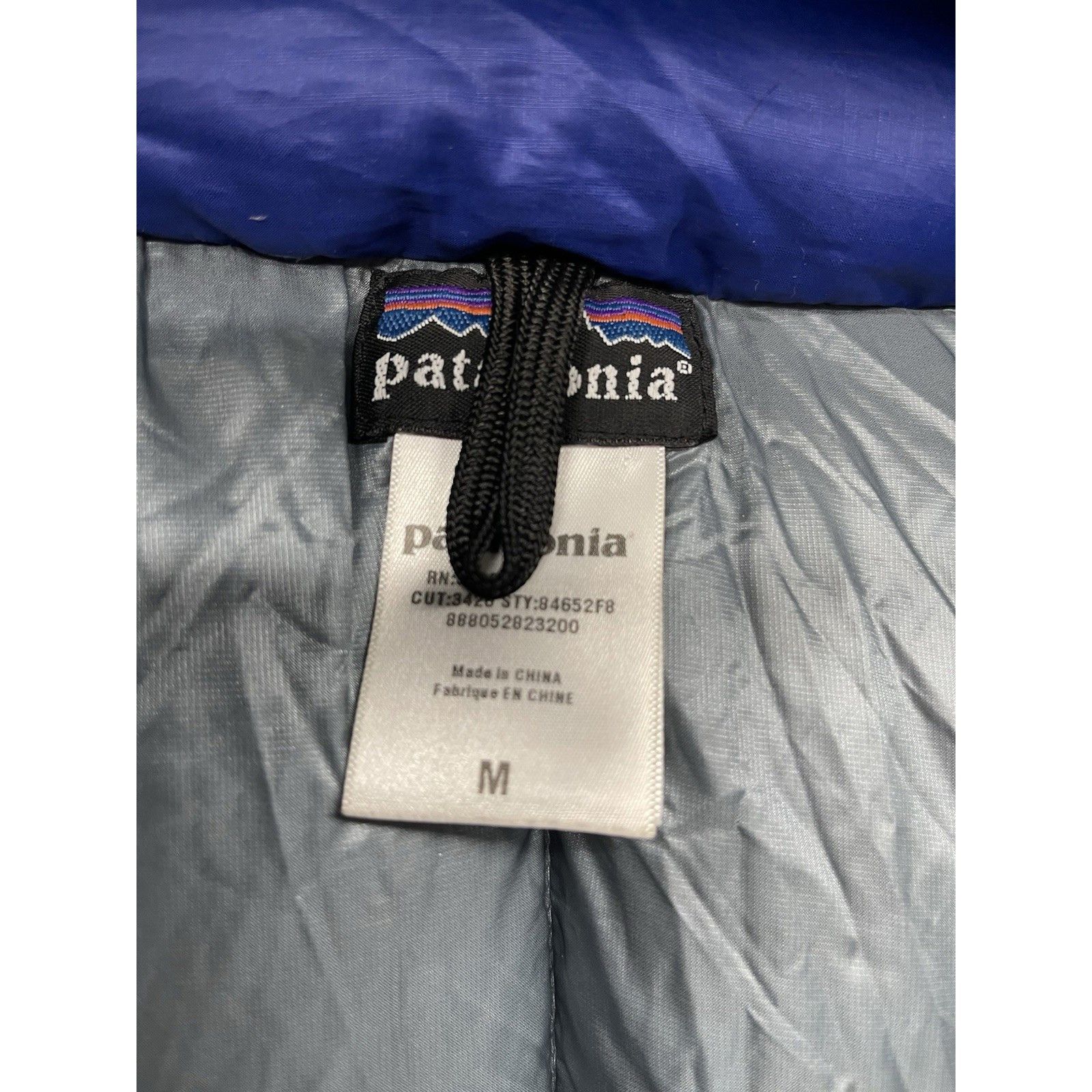 Patagonia VINTAGE (2008) PATAGONIA HIMALAYAN BAFFLED PARKA BLUE MEN ME Size US M / EU 48-50 / 2 - 8 Thumbnail