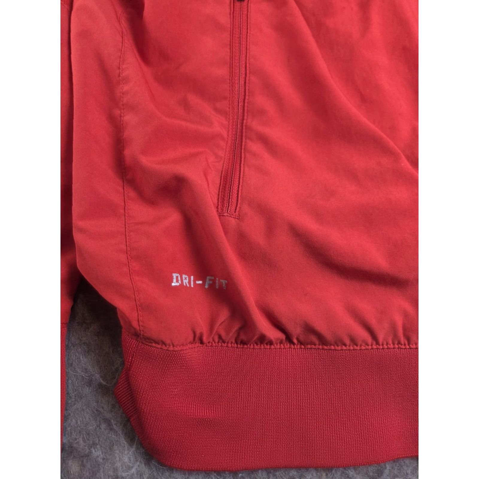 Nike Nike Dri Fit Jacket Vardar Soccer Futbol Red Mens Medium Full Zip Distressed Size US M / EU 48-50 / 2 - 5 Thumbnail